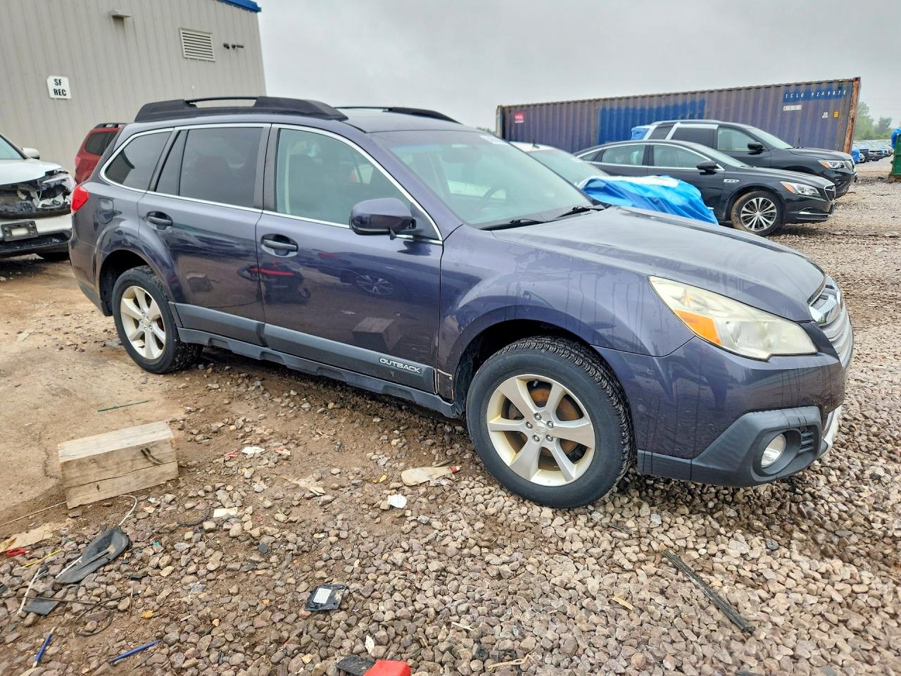 2013 Subaru Outback 2.5i Limited Gray vin: 4S4BRCKC9D3245161