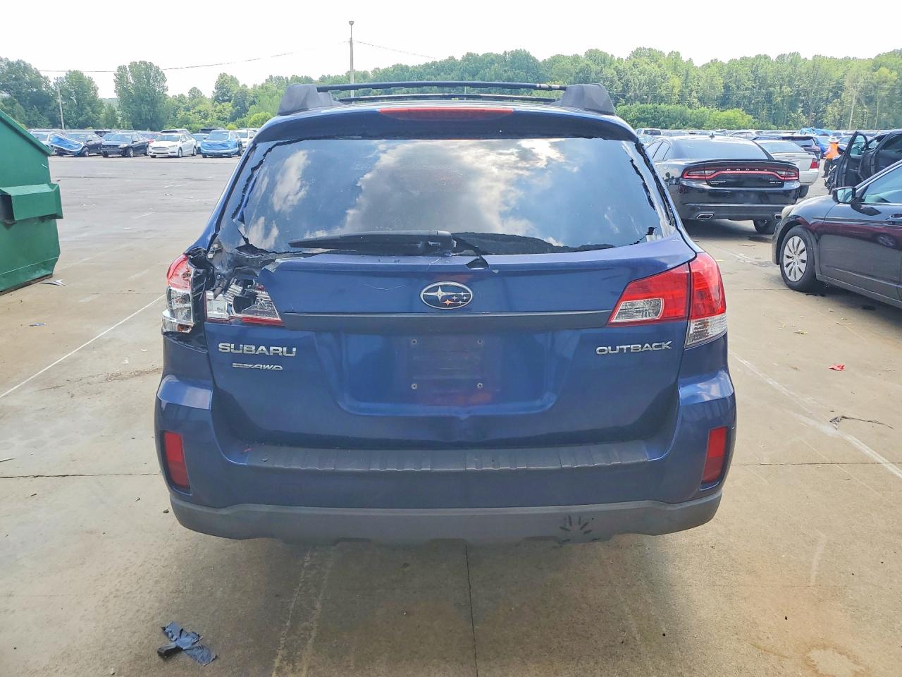 2010 Subaru Outback 2.5i Limited Blue vin: 4S4BRCKCXA3311292