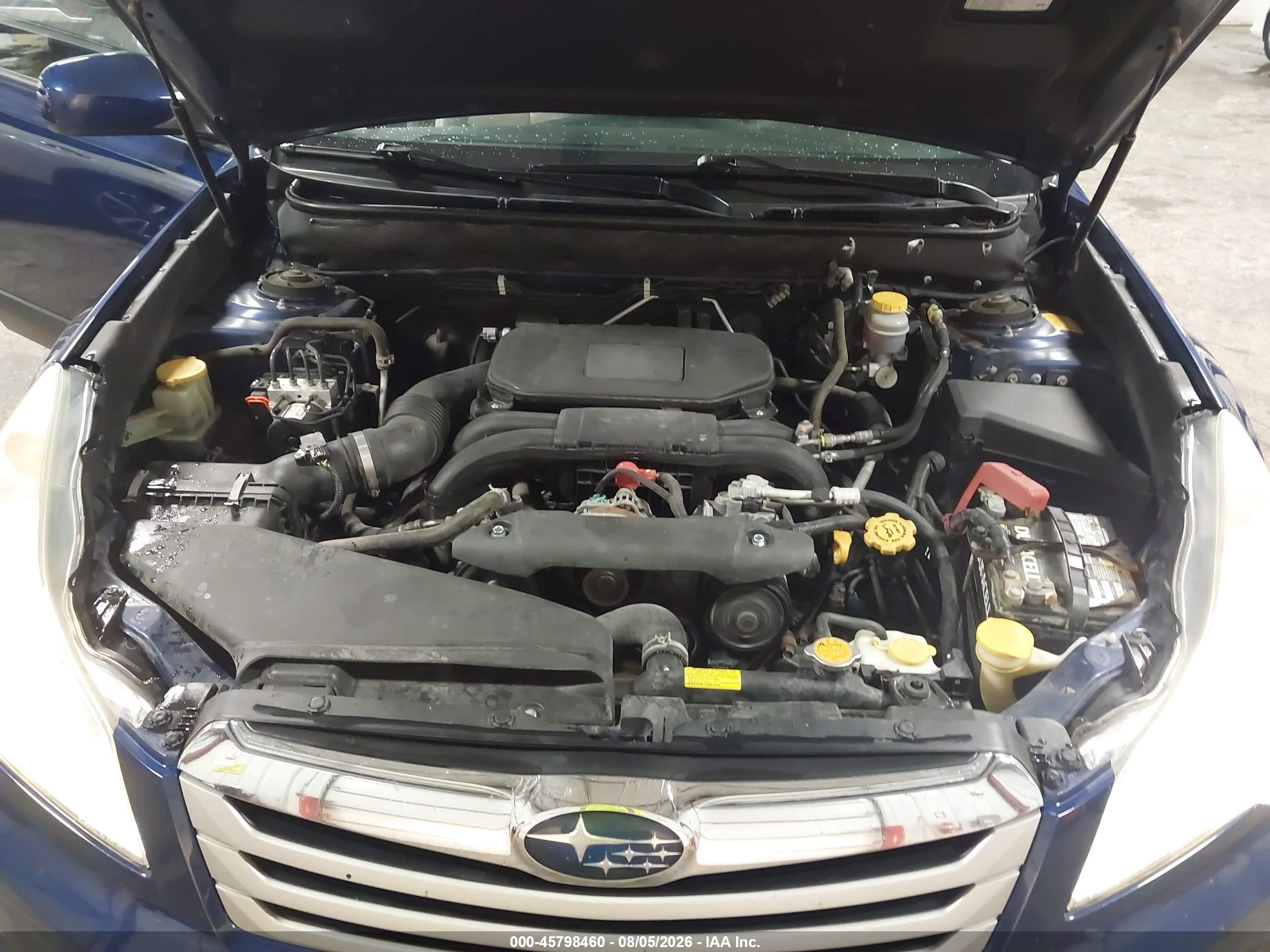 2010 Subaru Outback 2.5i Limited Blue vin: 4S4BRCKCXA3322969