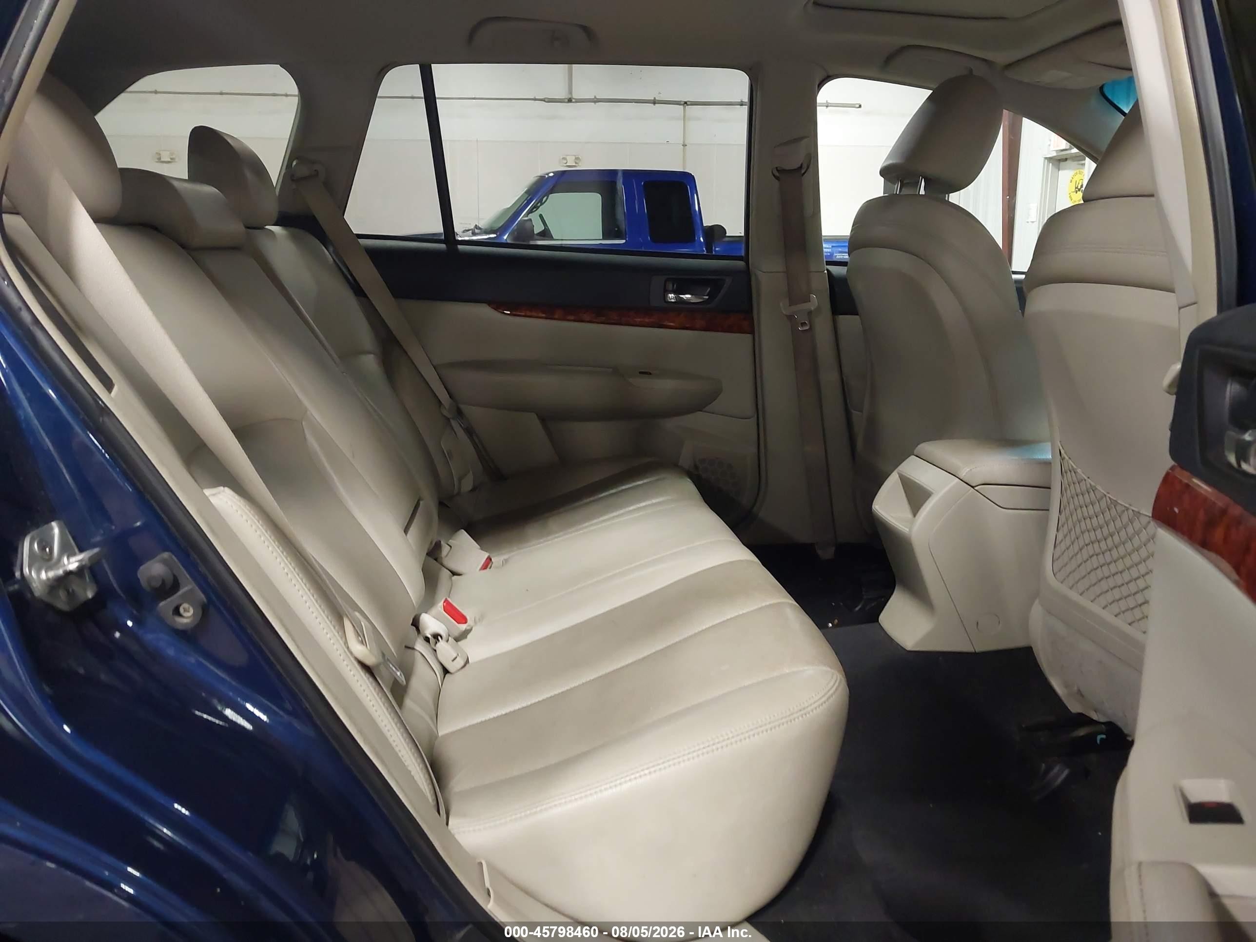 2010 Subaru Outback 2.5i Limited Blue vin: 4S4BRCKCXA3322969