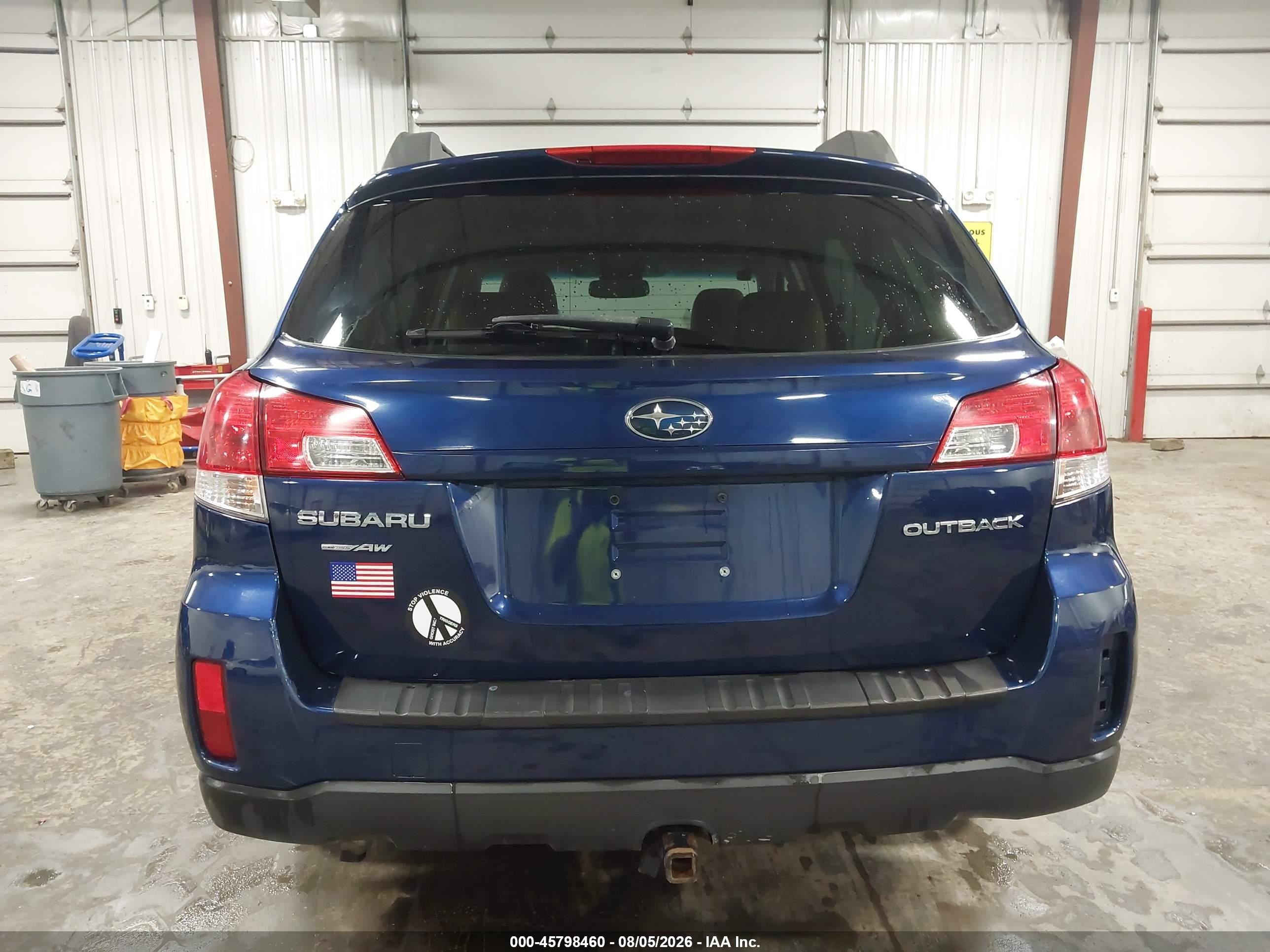2010 Subaru Outback 2.5i Limited Blue vin: 4S4BRCKCXA3322969