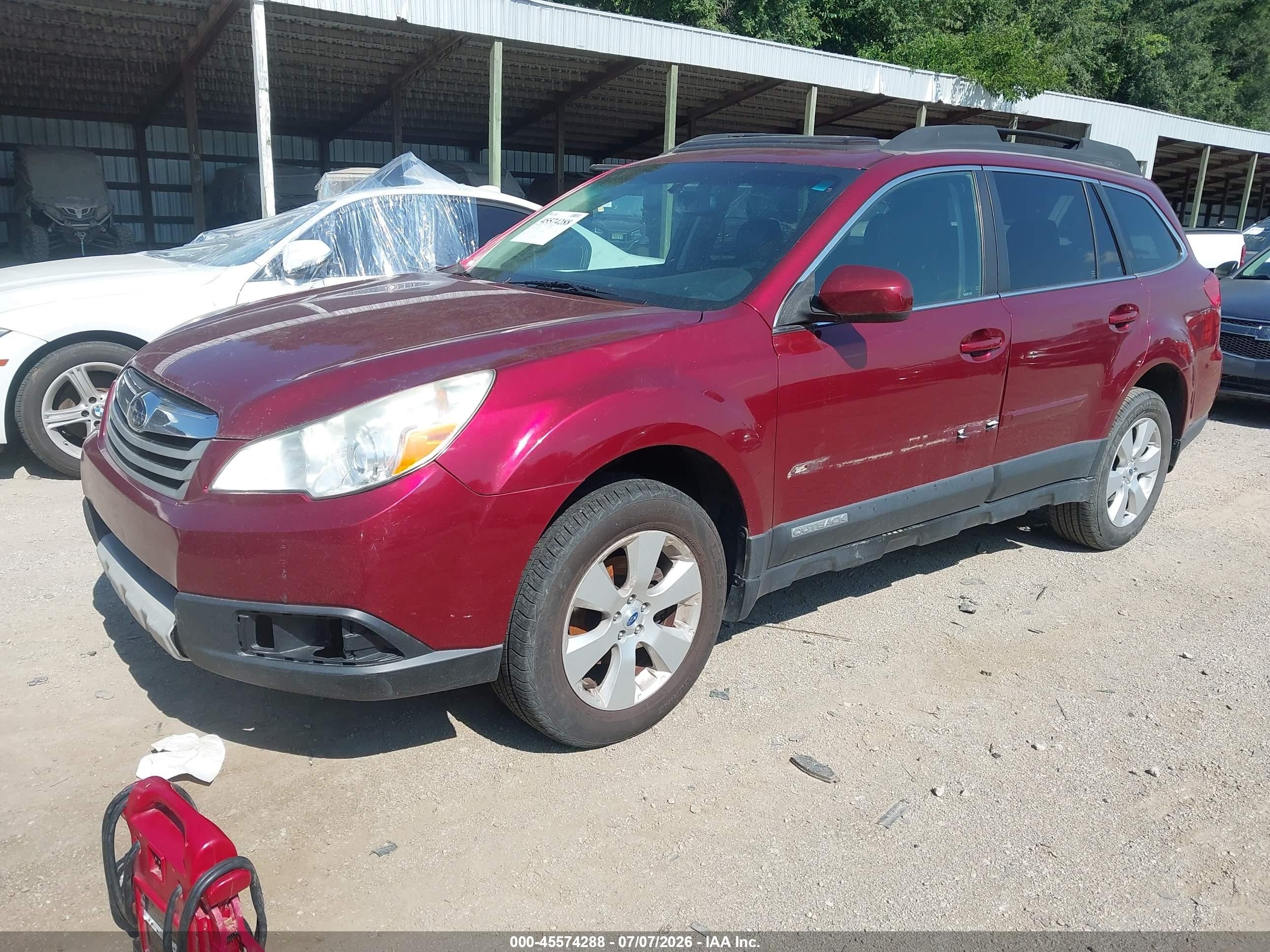 2012 Subaru Outback 2.5i Limited Maroon vin: 4S4BRCKCXC3268074