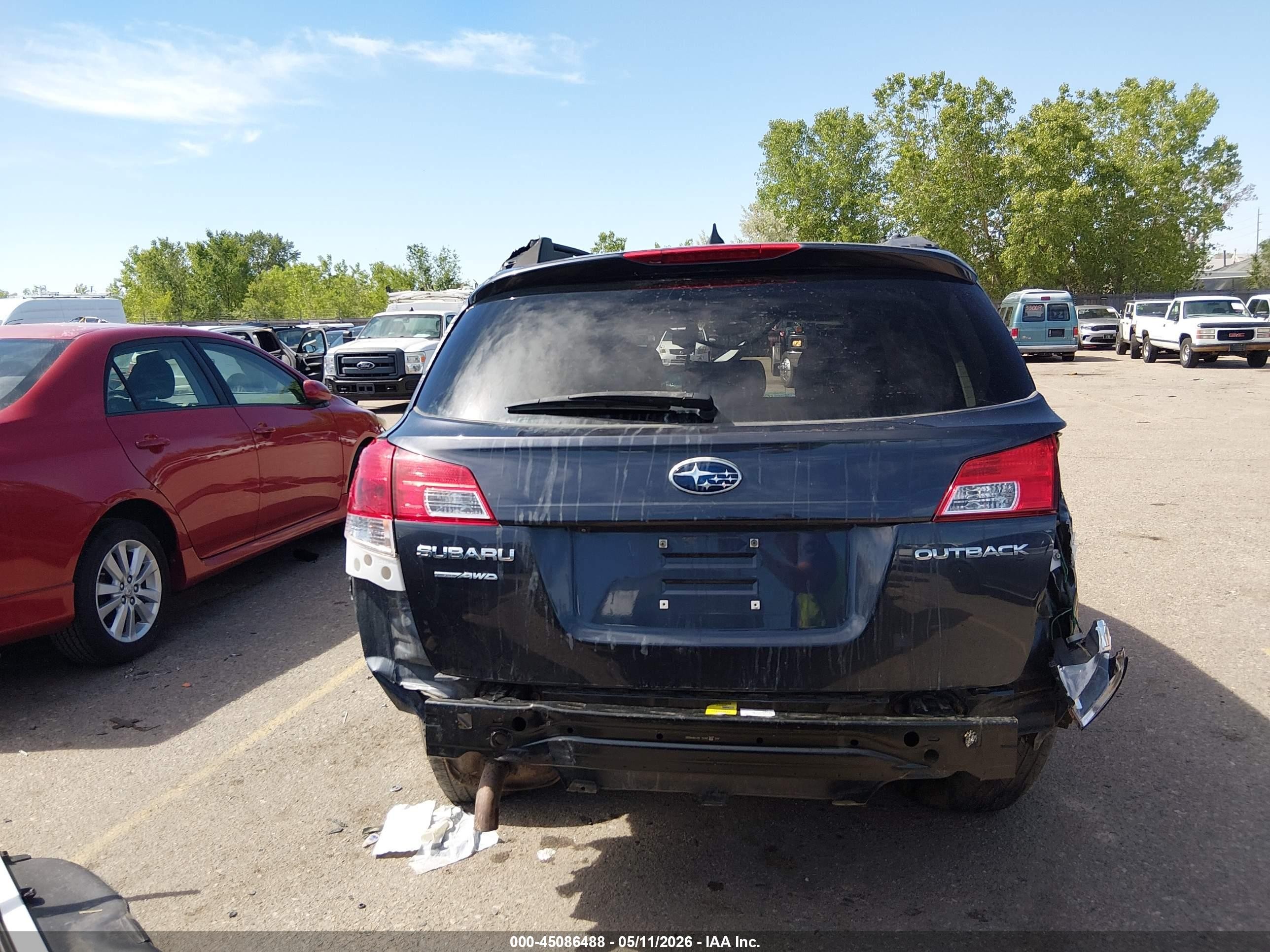 2013 Subaru Outback 2.5i Limited Gray vin: 4S4BRCKCXD3220043