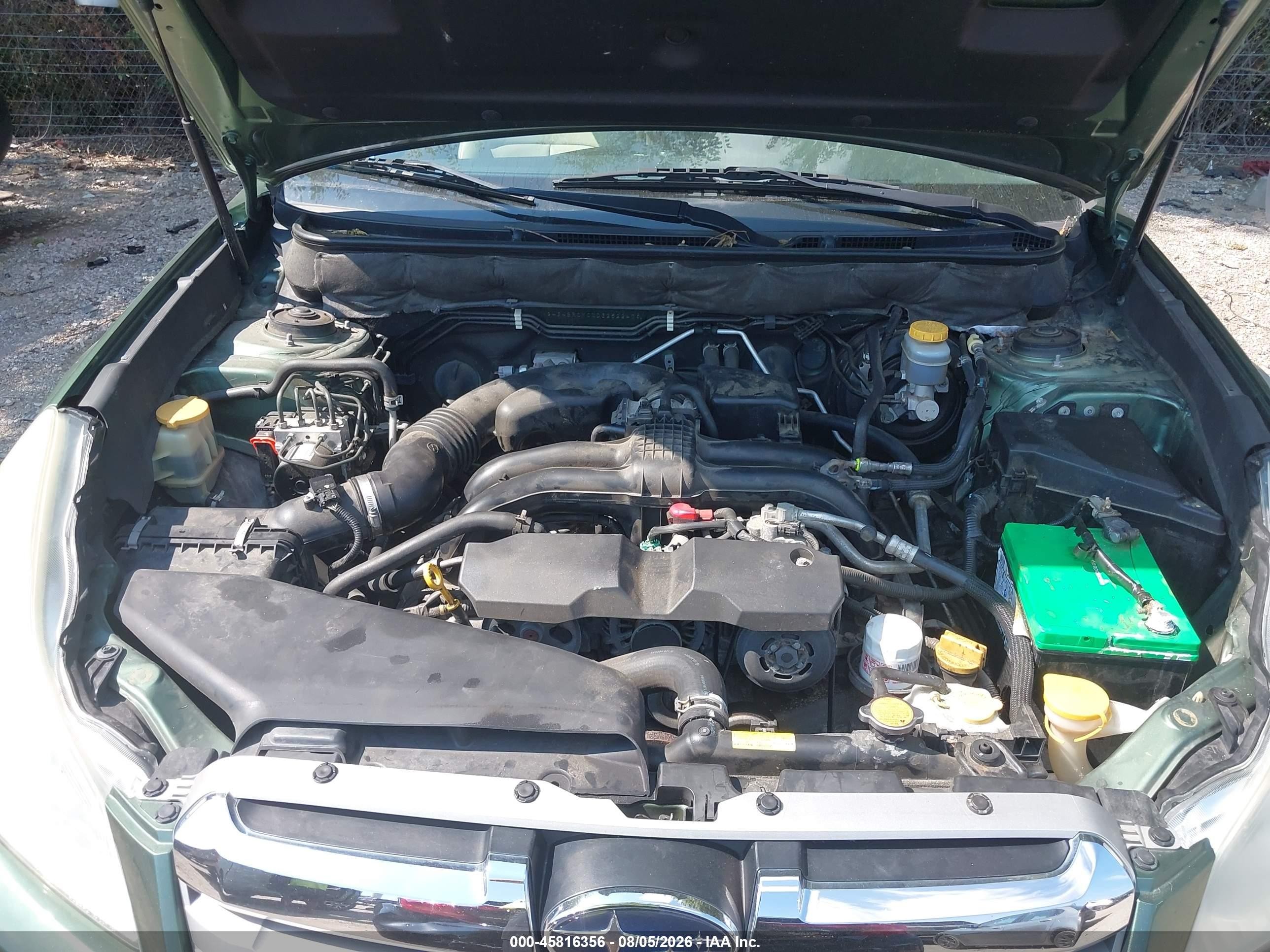 2013 Subaru Outback 2.5i Limited Зеленый vin: 4S4BRCKCXD3252247