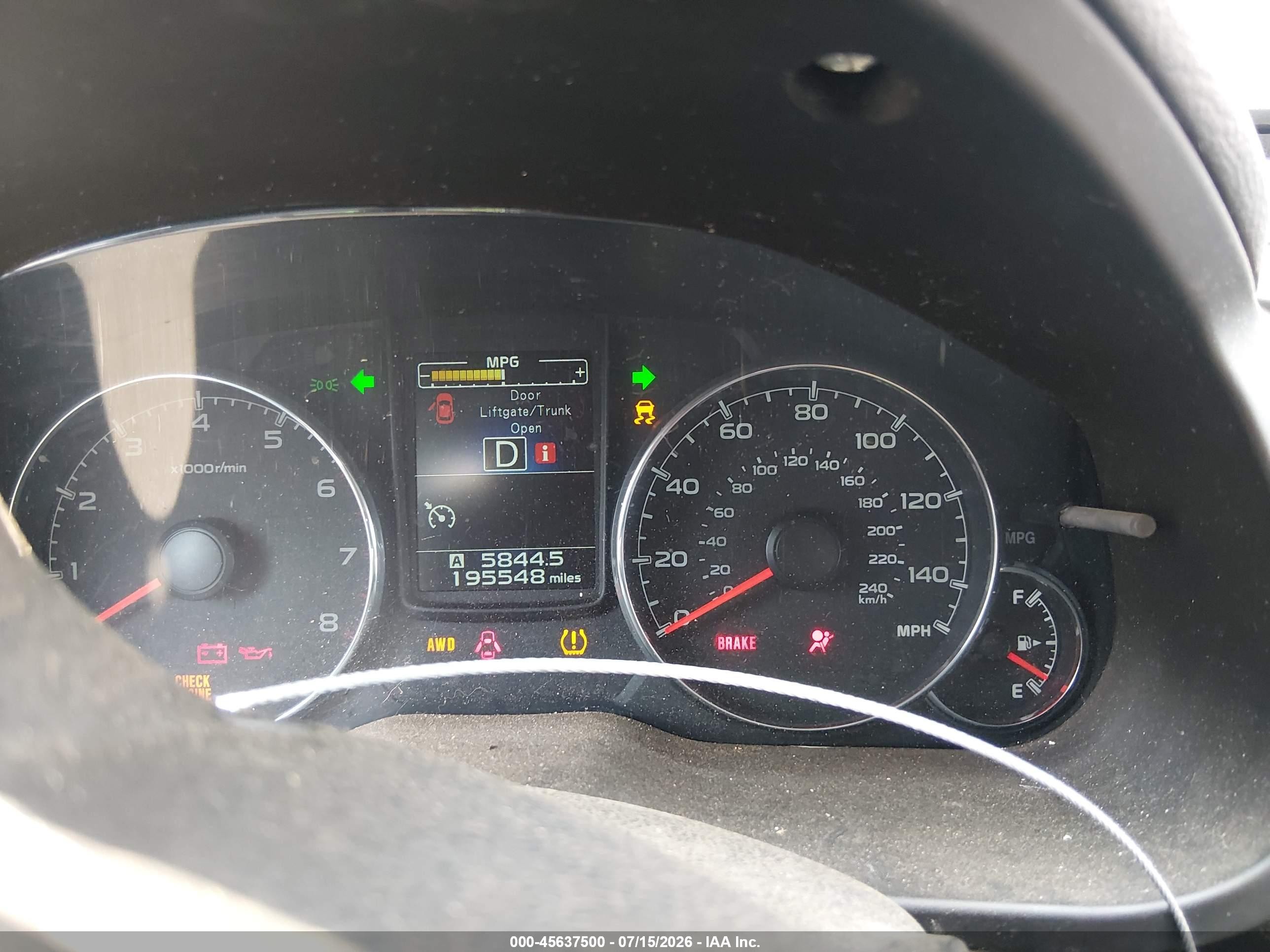 2013 Subaru Outback 2.5i Limited Blue vin: 4S4BRCKCXD3279559