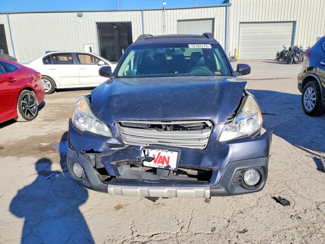 2013 Subaru Outback 2.5i Limited Черный vin: 4S4BRCKCXD3316173