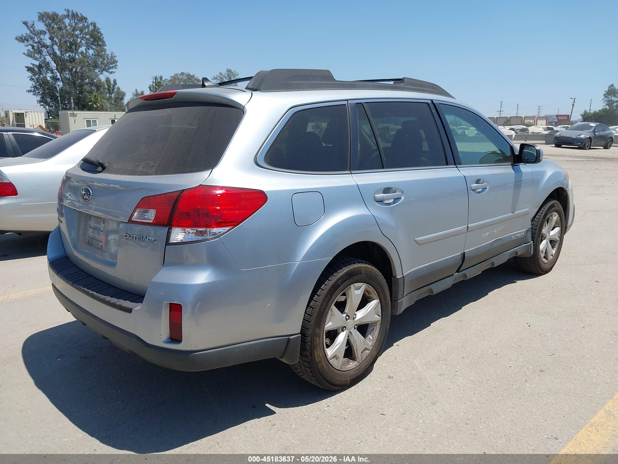 2013 Subaru Outback 2.5i Limited Light Blue vin: 4S4BRCLC0D3298930