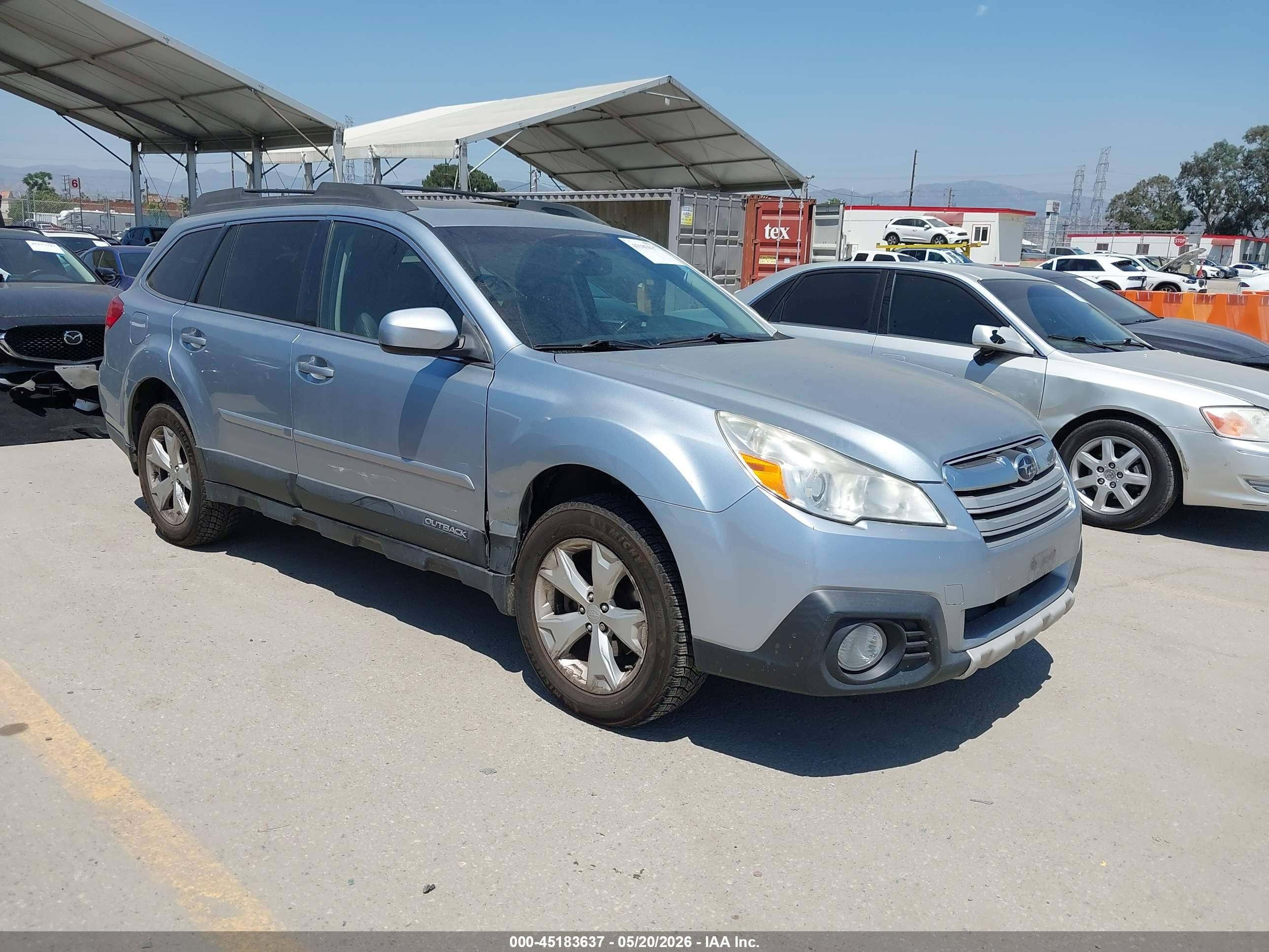 2013 Subaru Outback 2.5i Limited Light Blue vin: 4S4BRCLC0D3298930