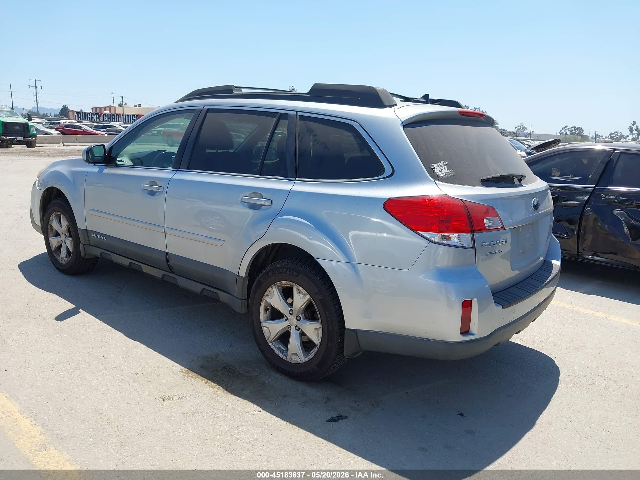 2013 Subaru Outback 2.5i Limited Light Blue vin: 4S4BRCLC0D3298930
