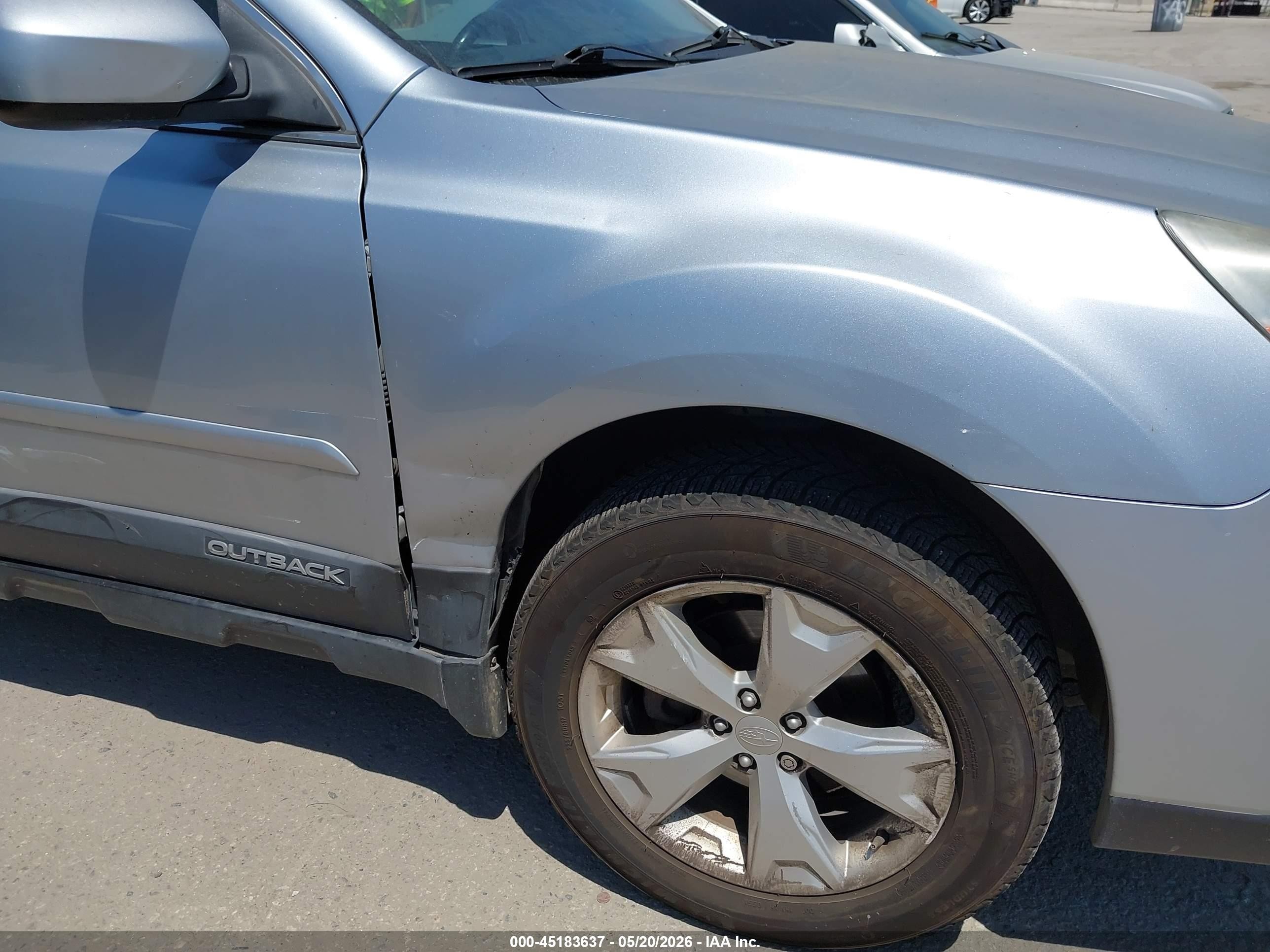 2013 Subaru Outback 2.5i Limited Light Blue vin: 4S4BRCLC0D3298930