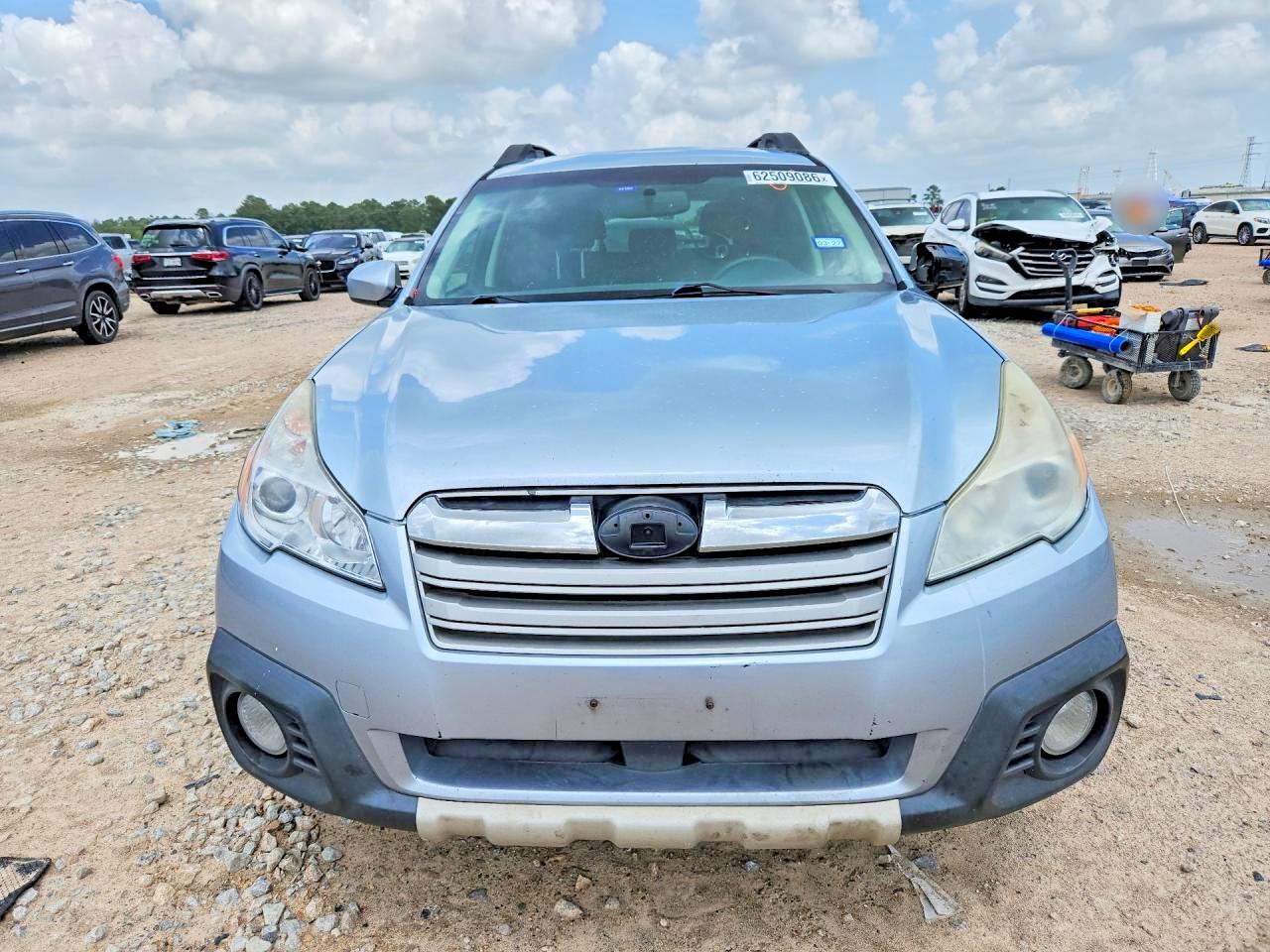 2014 Subaru Outback 2.5i Limited Blue vin: 4S4BRCLC0E3224134