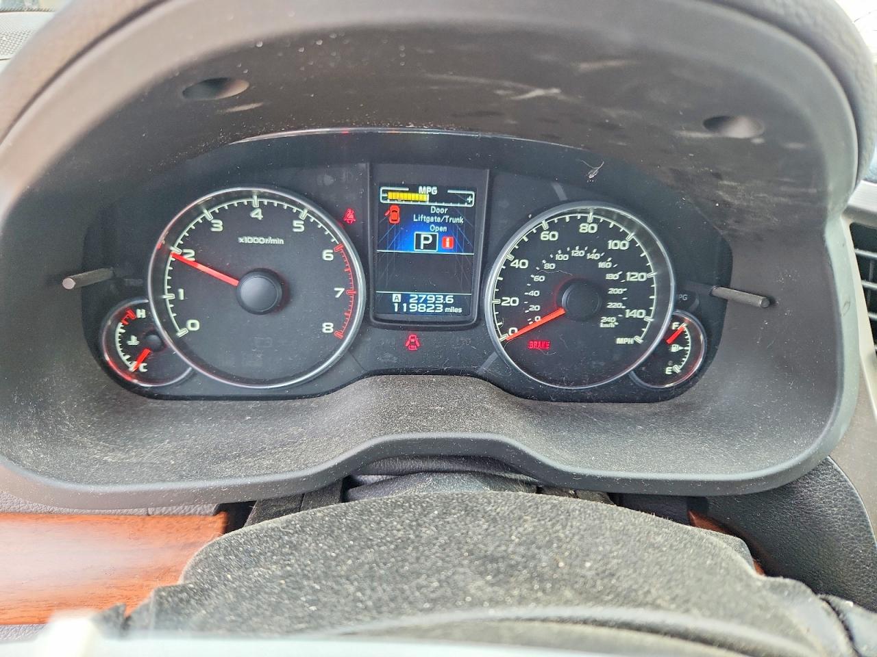 2014 Subaru Outback 2.5i Limited Blue vin: 4S4BRCLC0E3252001