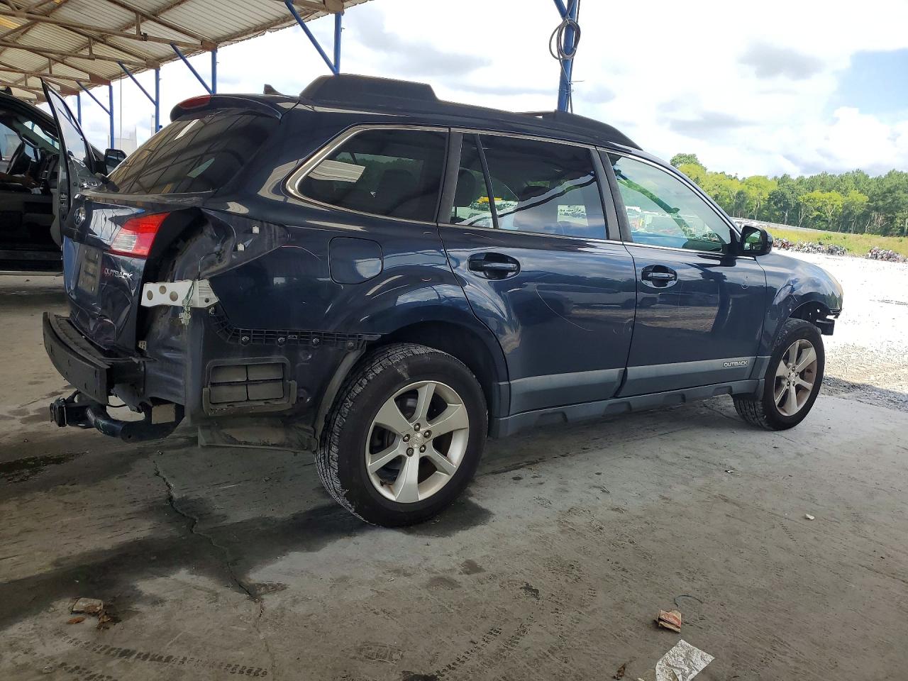 2014 Subaru Outback 2.5i Limited Blue vin: 4S4BRCLC0E3260065
