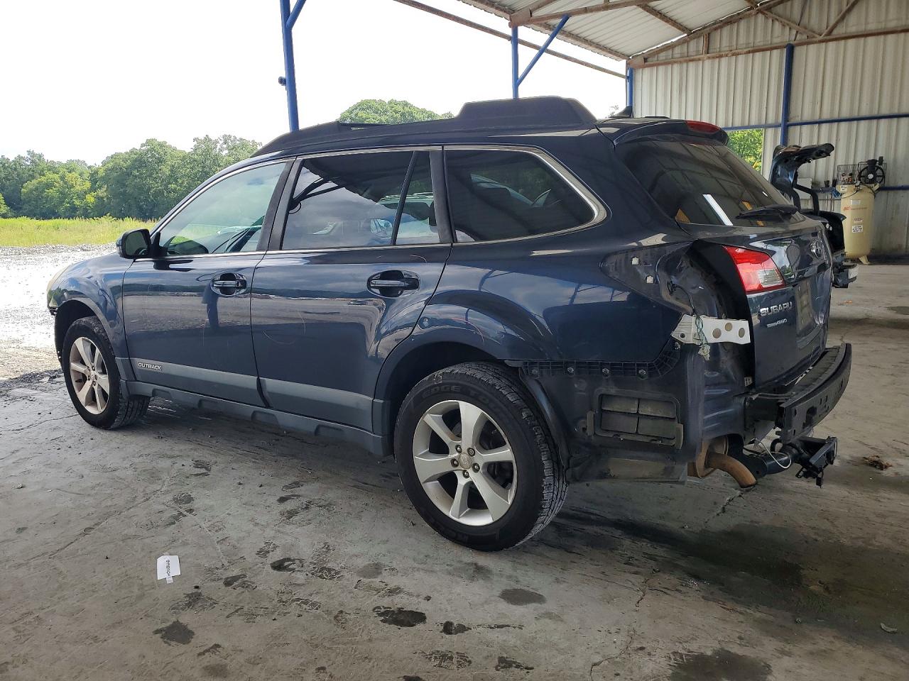 2014 Subaru Outback 2.5i Limited Blue vin: 4S4BRCLC0E3260065