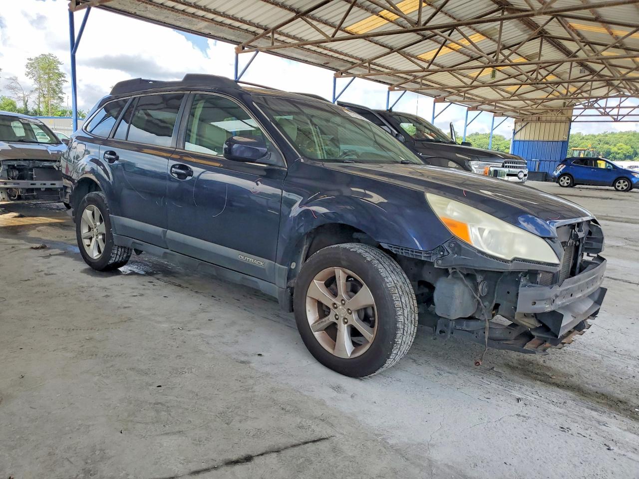 2014 Subaru Outback 2.5i Limited Blue vin: 4S4BRCLC0E3260065