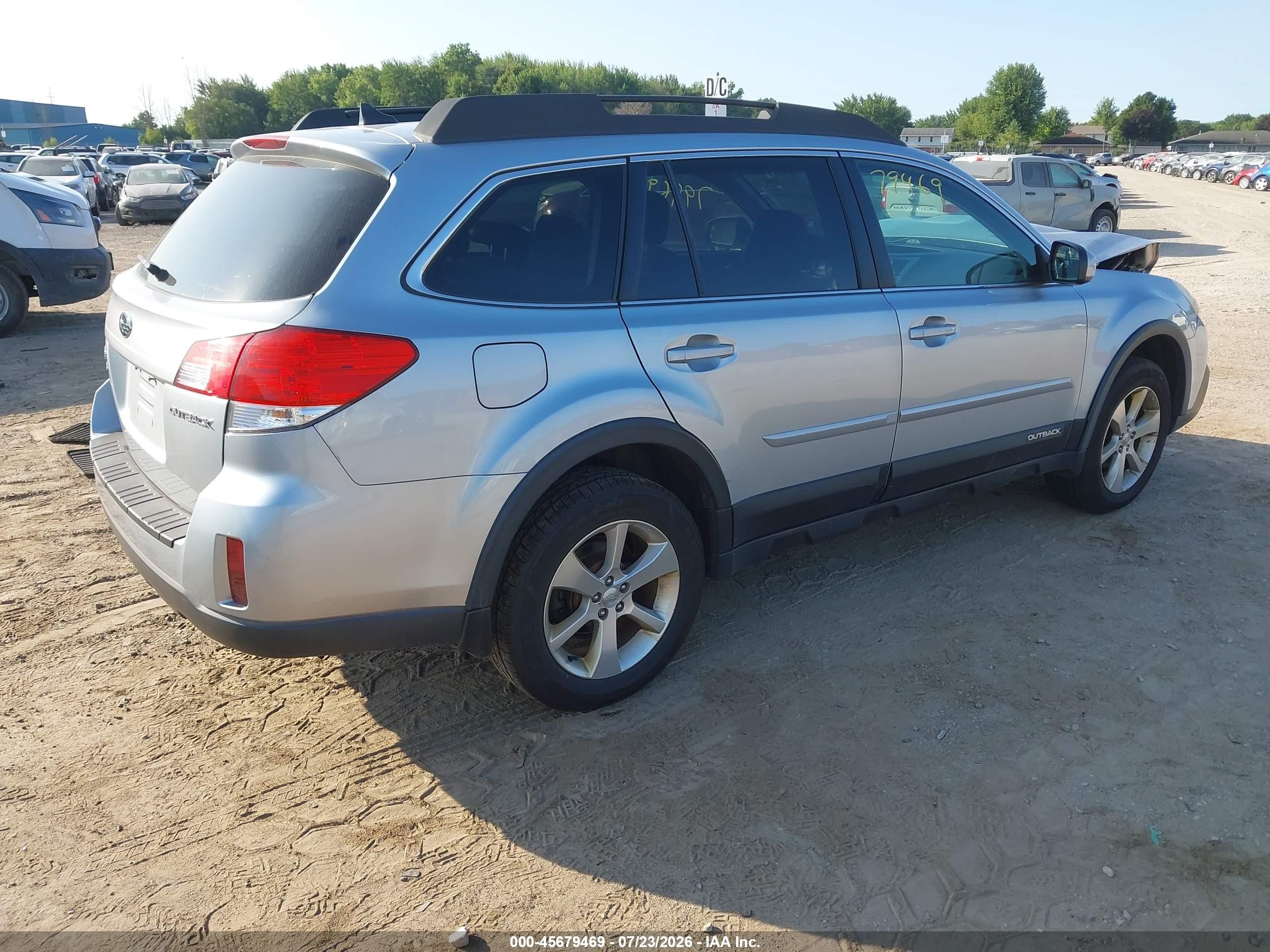 2014 Subaru Outback 2.5i Limited Light Blue vin: 4S4BRCLC0E3281515