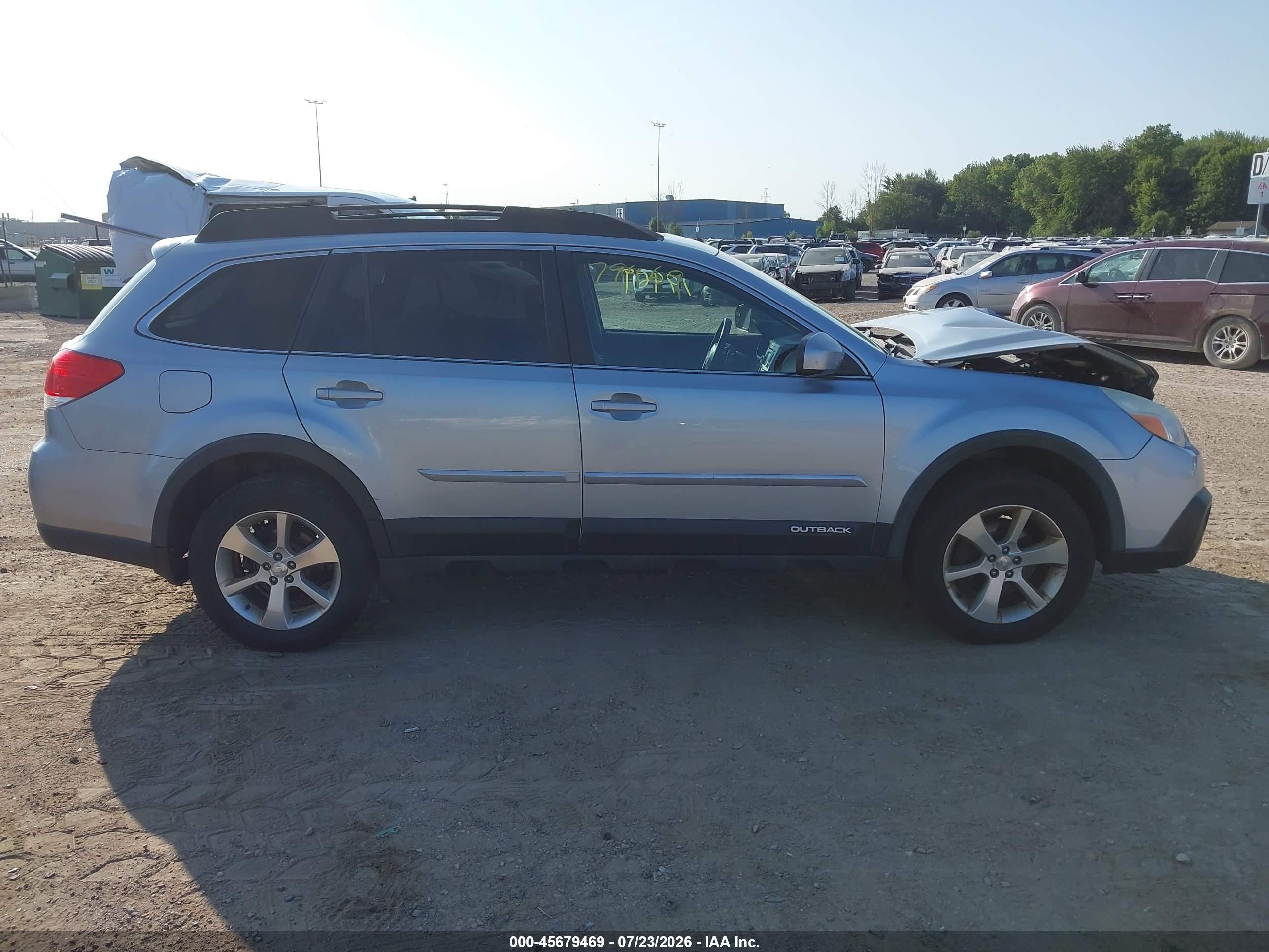 2014 Subaru Outback 2.5i Limited Light Blue vin: 4S4BRCLC0E3281515