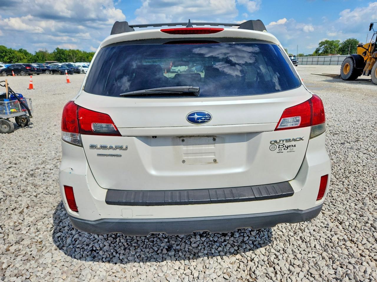 2011 Subaru Outback 2.5i Limited Белый vin: 4S4BRCLC1B3425990