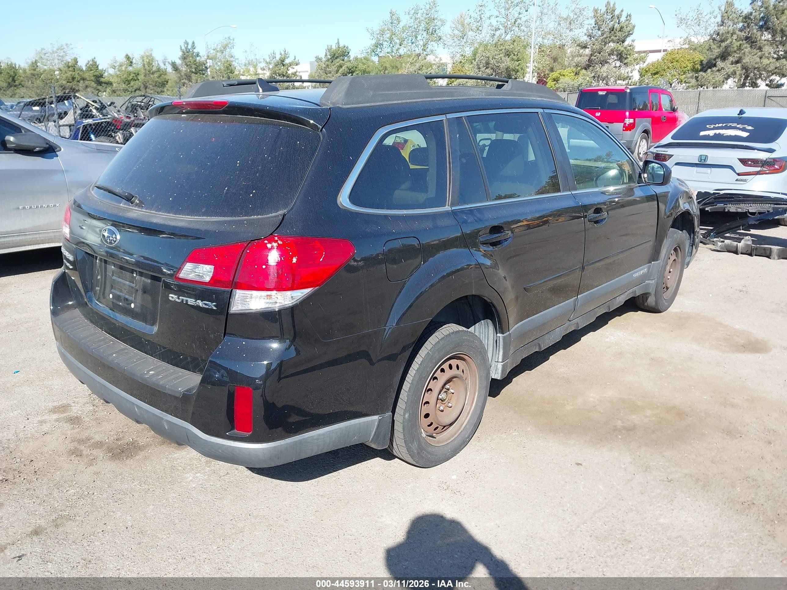 2013 Subaru Outback 2.5i Limited Black vin: 4S4BRCLC1D3201959