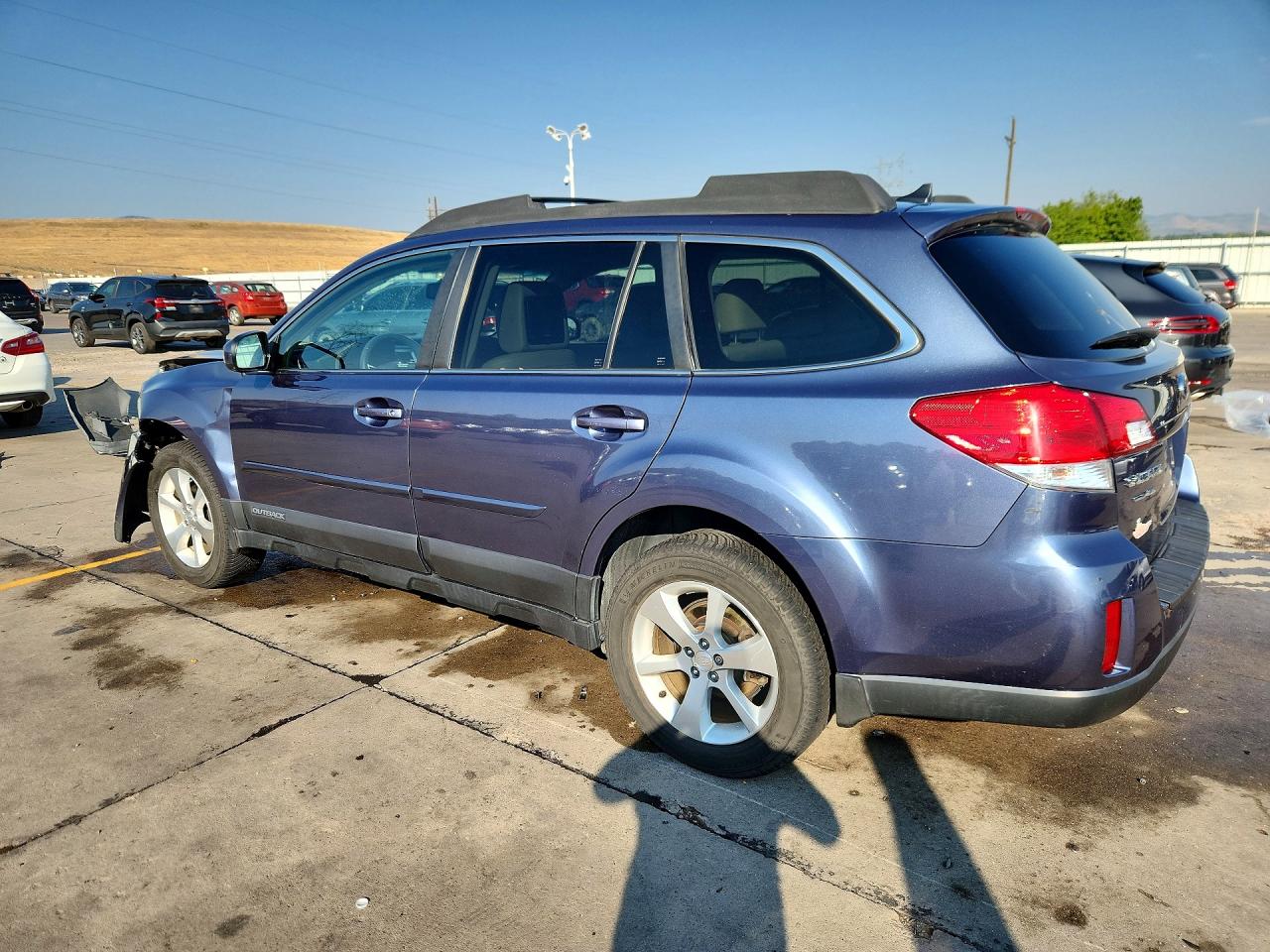2013 Subaru Outback 2.5i Limited Blue vin: 4S4BRCLC1D3206188