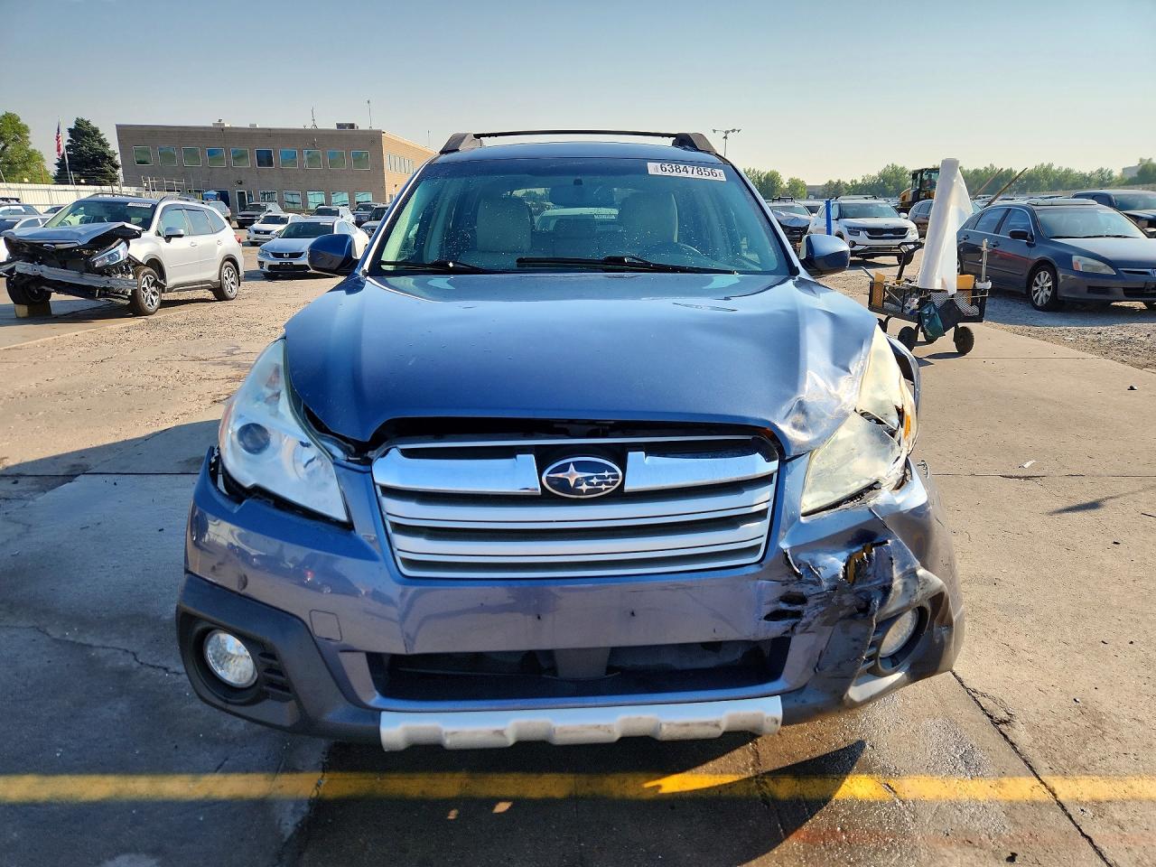 2013 Subaru Outback 2.5i Limited Blue vin: 4S4BRCLC1D3206188
