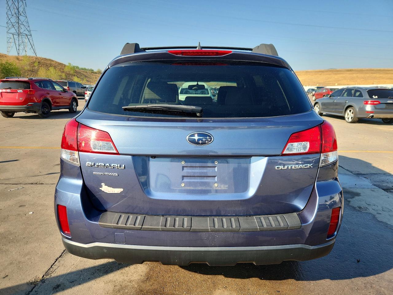 2013 Subaru Outback 2.5i Limited Blue vin: 4S4BRCLC1D3206188