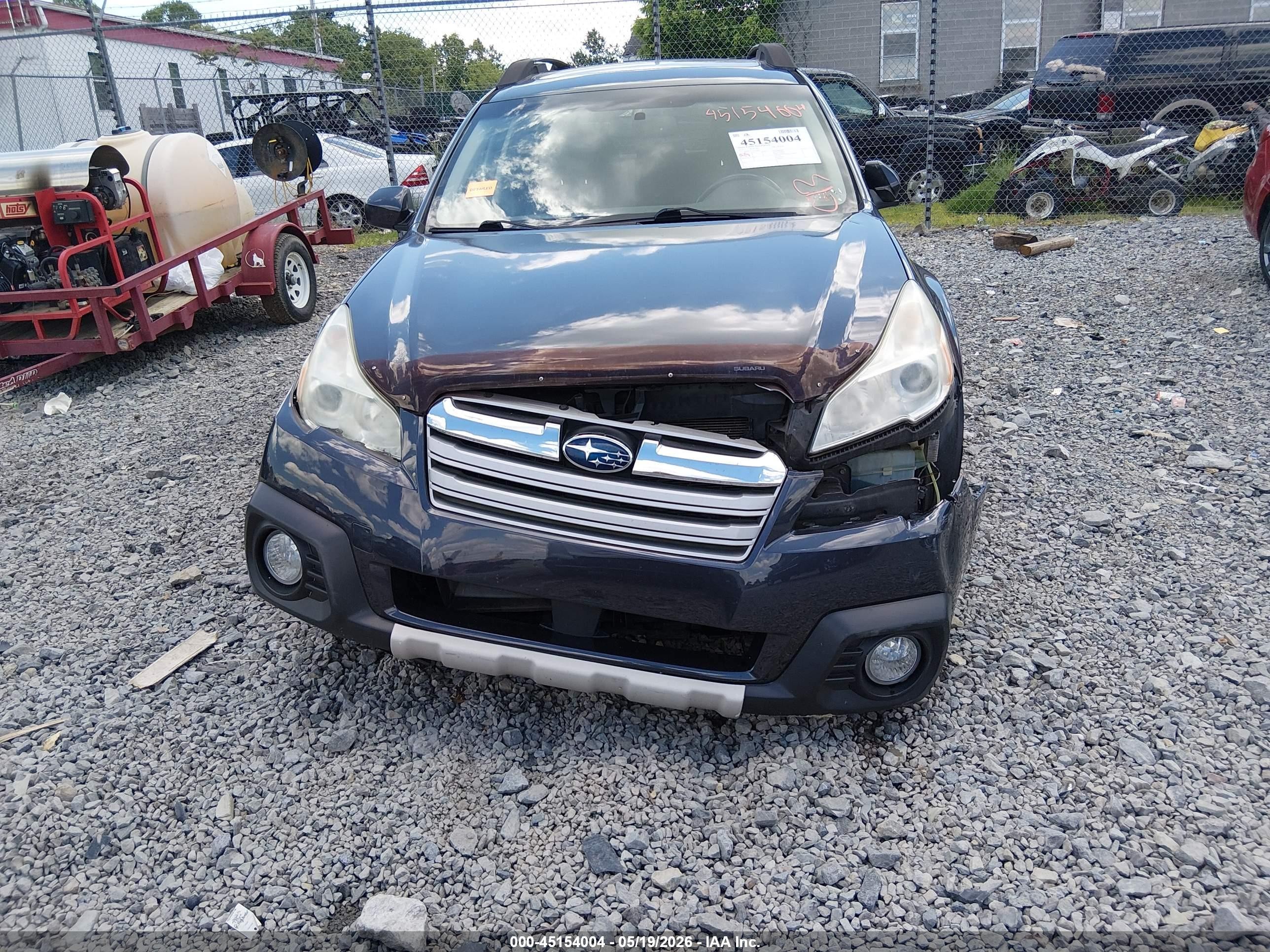 2013 Subaru Outback 2.5i Limited Gray vin: 4S4BRCLC1D3249431