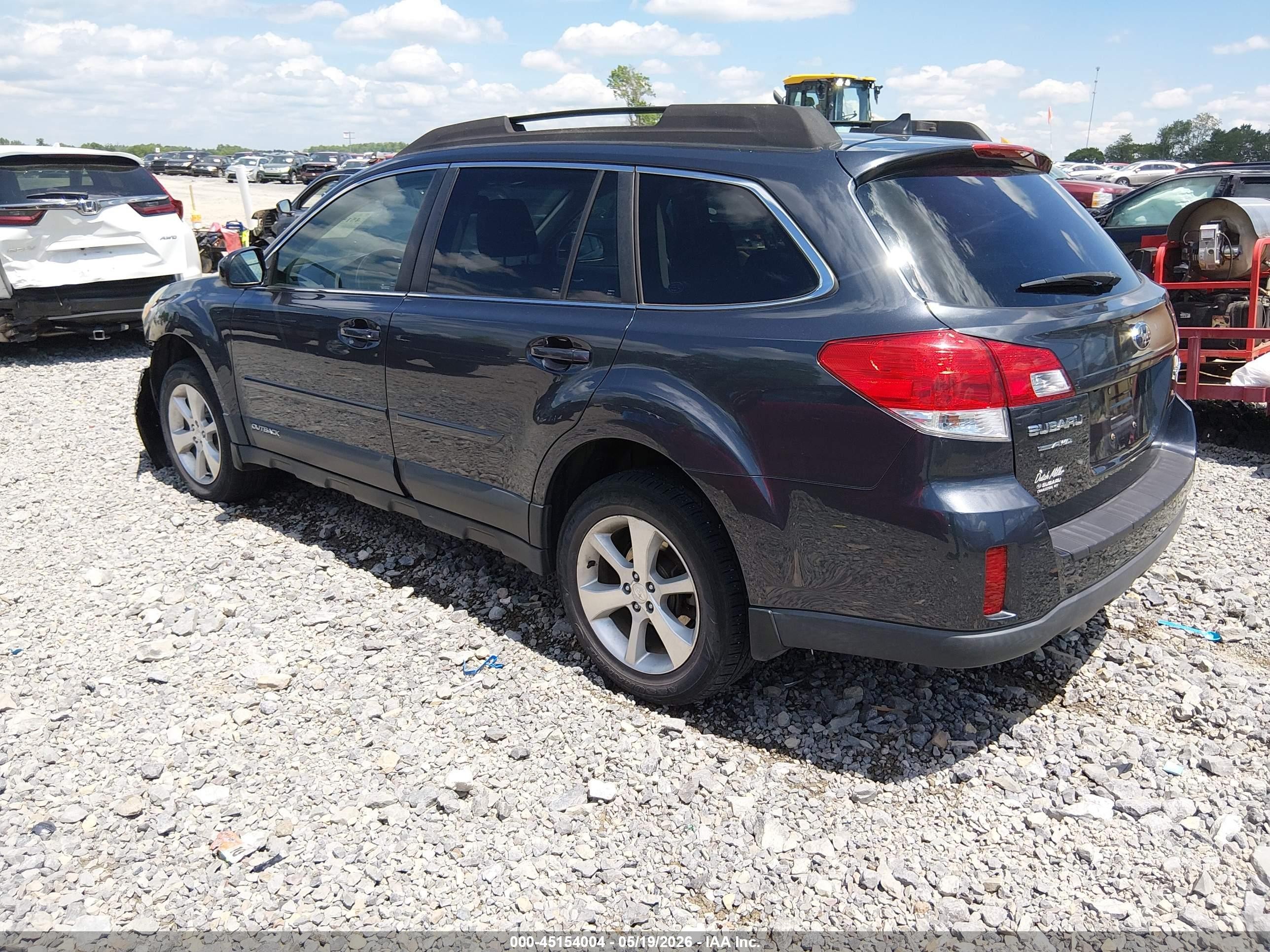 2013 Subaru Outback 2.5i Limited Gray vin: 4S4BRCLC1D3249431