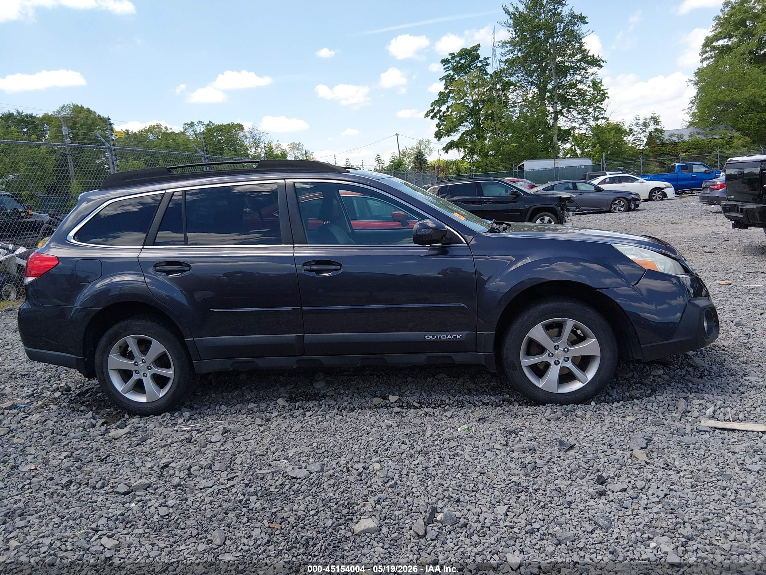 2013 Subaru Outback 2.5i Limited Gray vin: 4S4BRCLC1D3249431