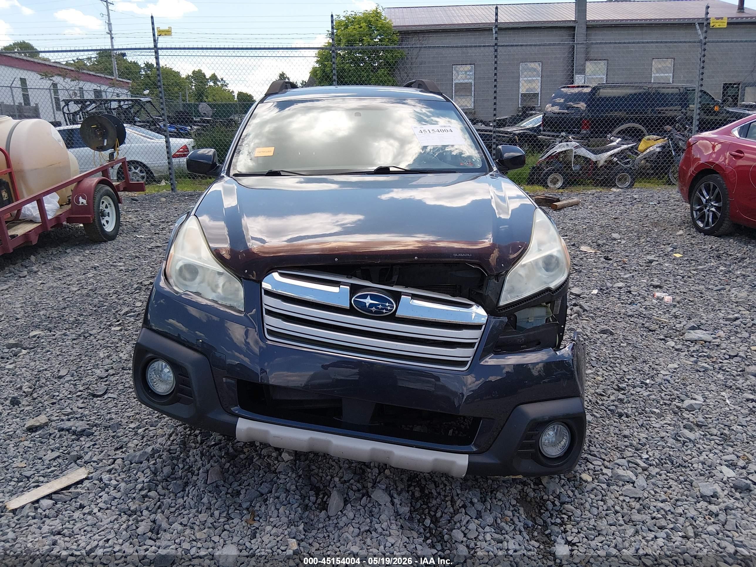 2013 Subaru Outback 2.5i Limited Gray vin: 4S4BRCLC1D3249431