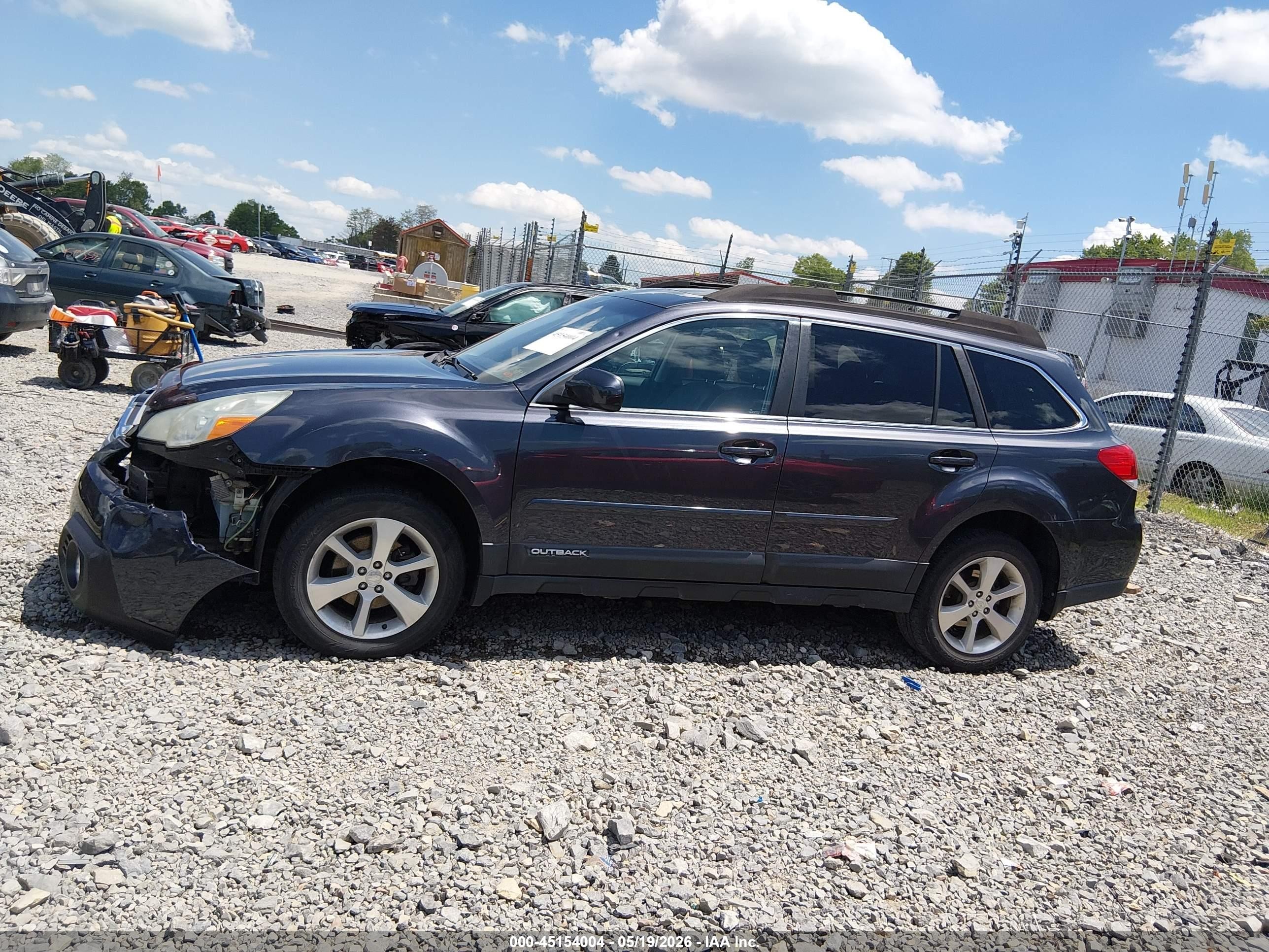 2013 Subaru Outback 2.5i Limited Gray vin: 4S4BRCLC1D3249431