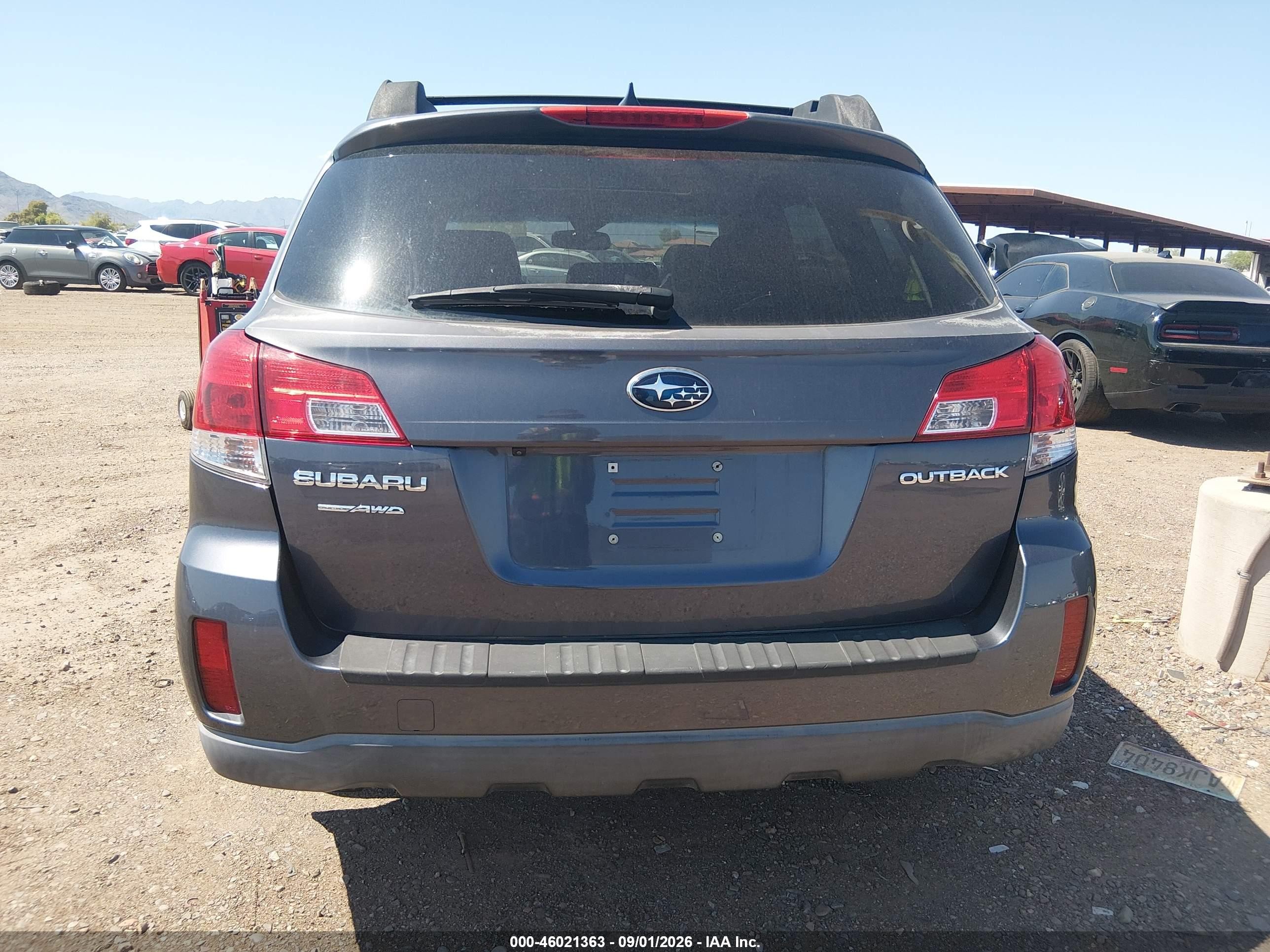 2014 Subaru Outback 2.5i Limited Blue vin: 4S4BRCLC1E3234199