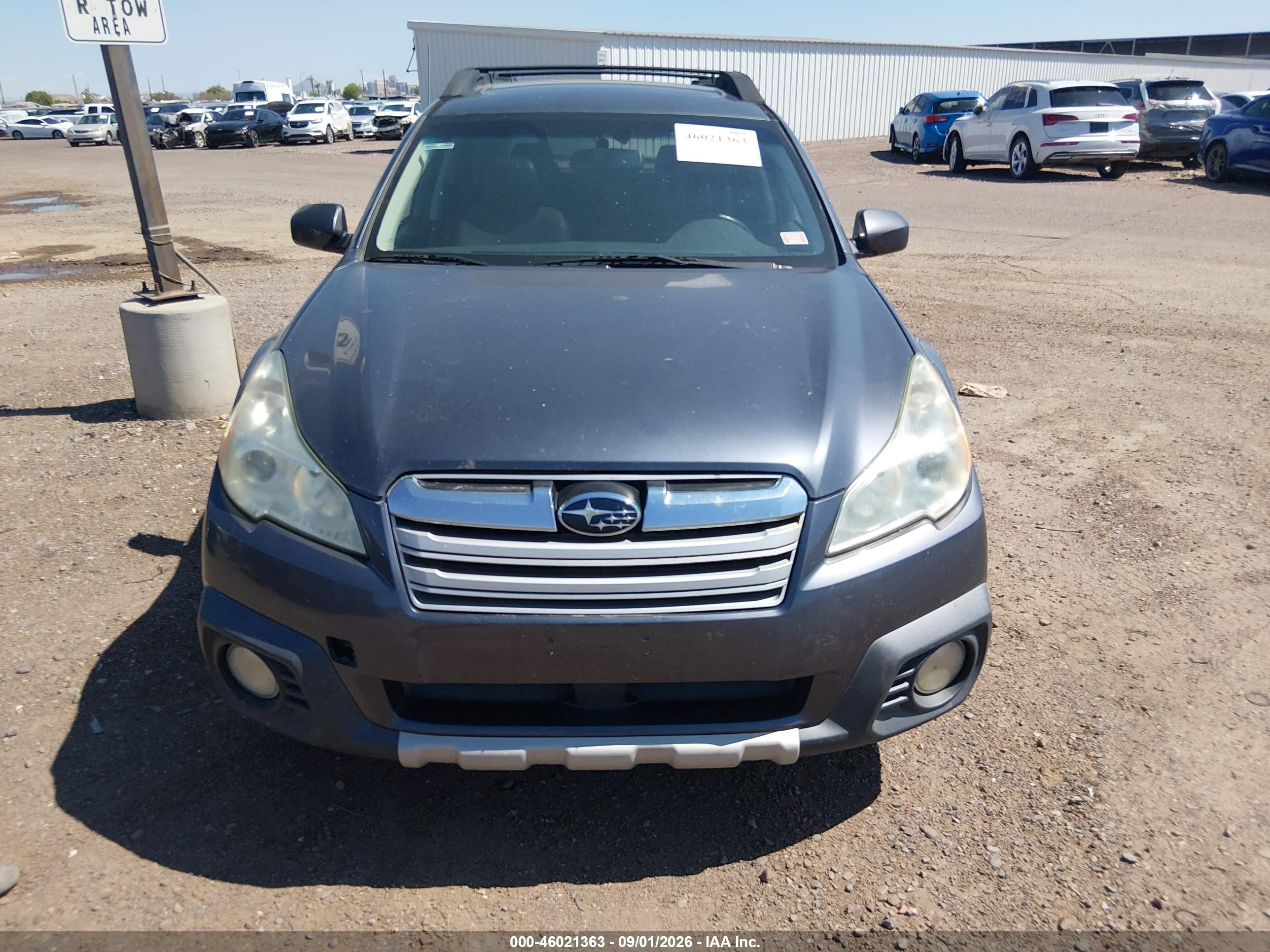 2014 Subaru Outback 2.5i Limited Blue vin: 4S4BRCLC1E3234199