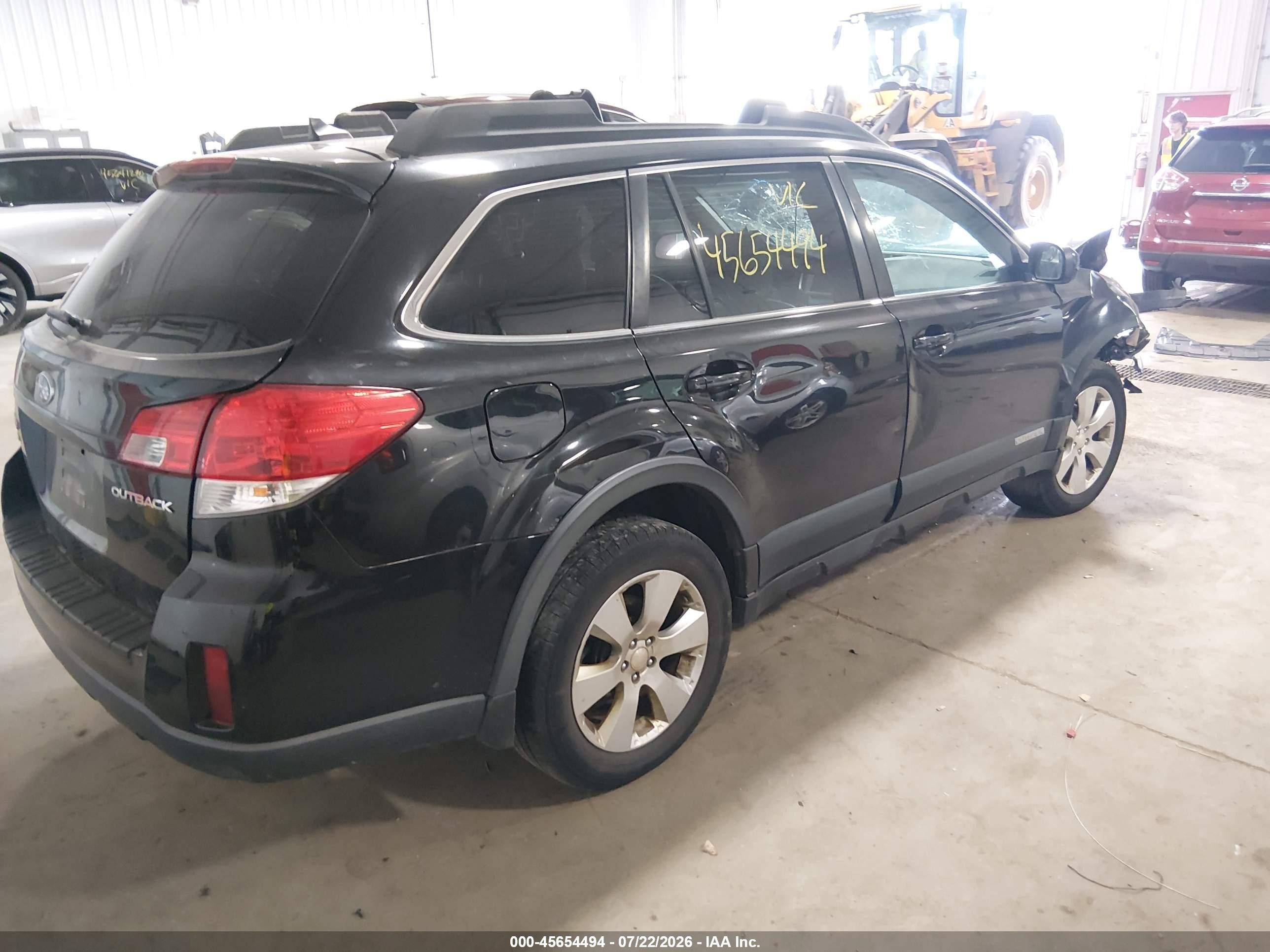 2011 Subaru Outback 2.5i Limited Black vin: 4S4BRCLC2B3416859