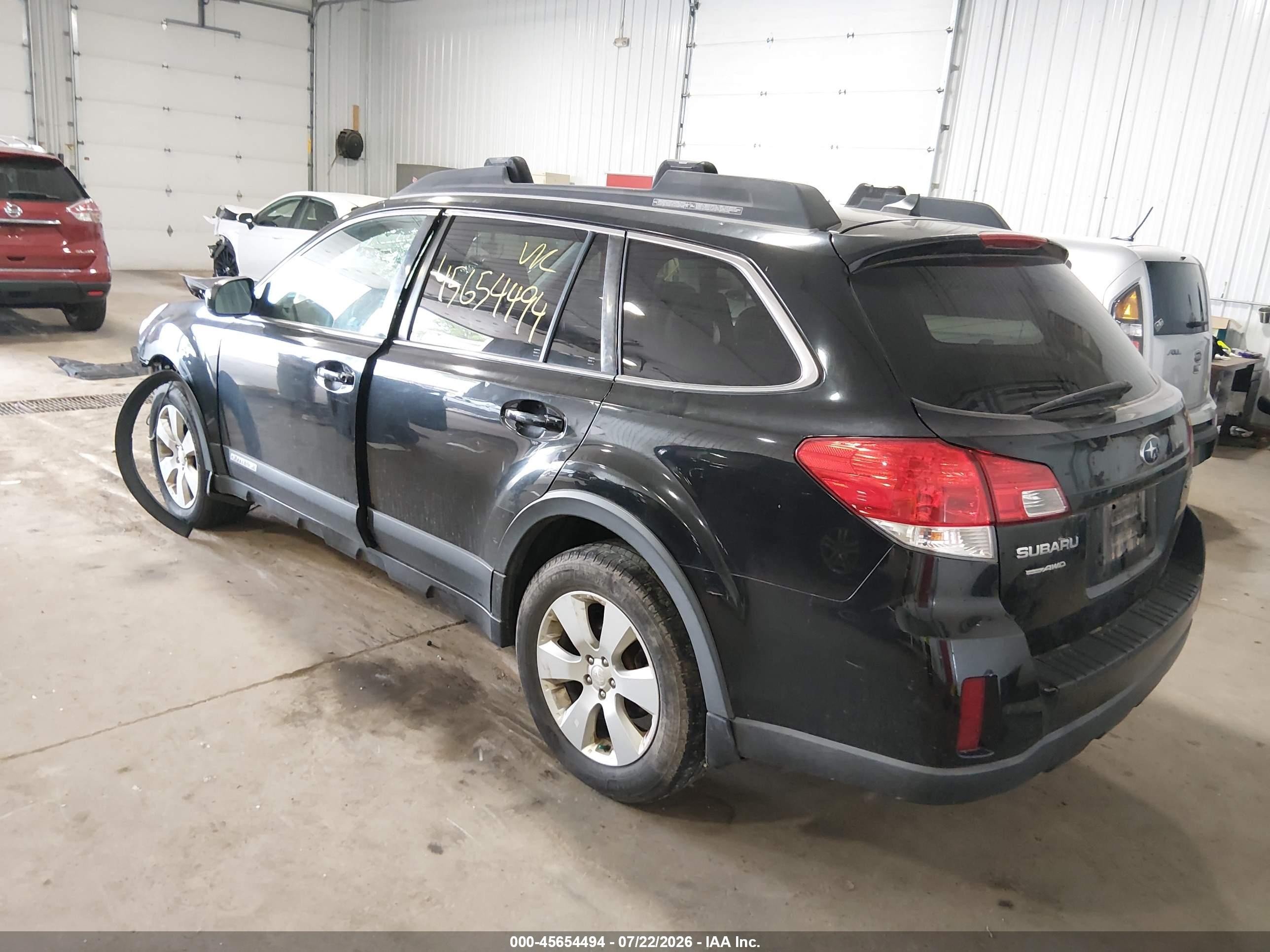 2011 Subaru Outback 2.5i Limited Black vin: 4S4BRCLC2B3416859