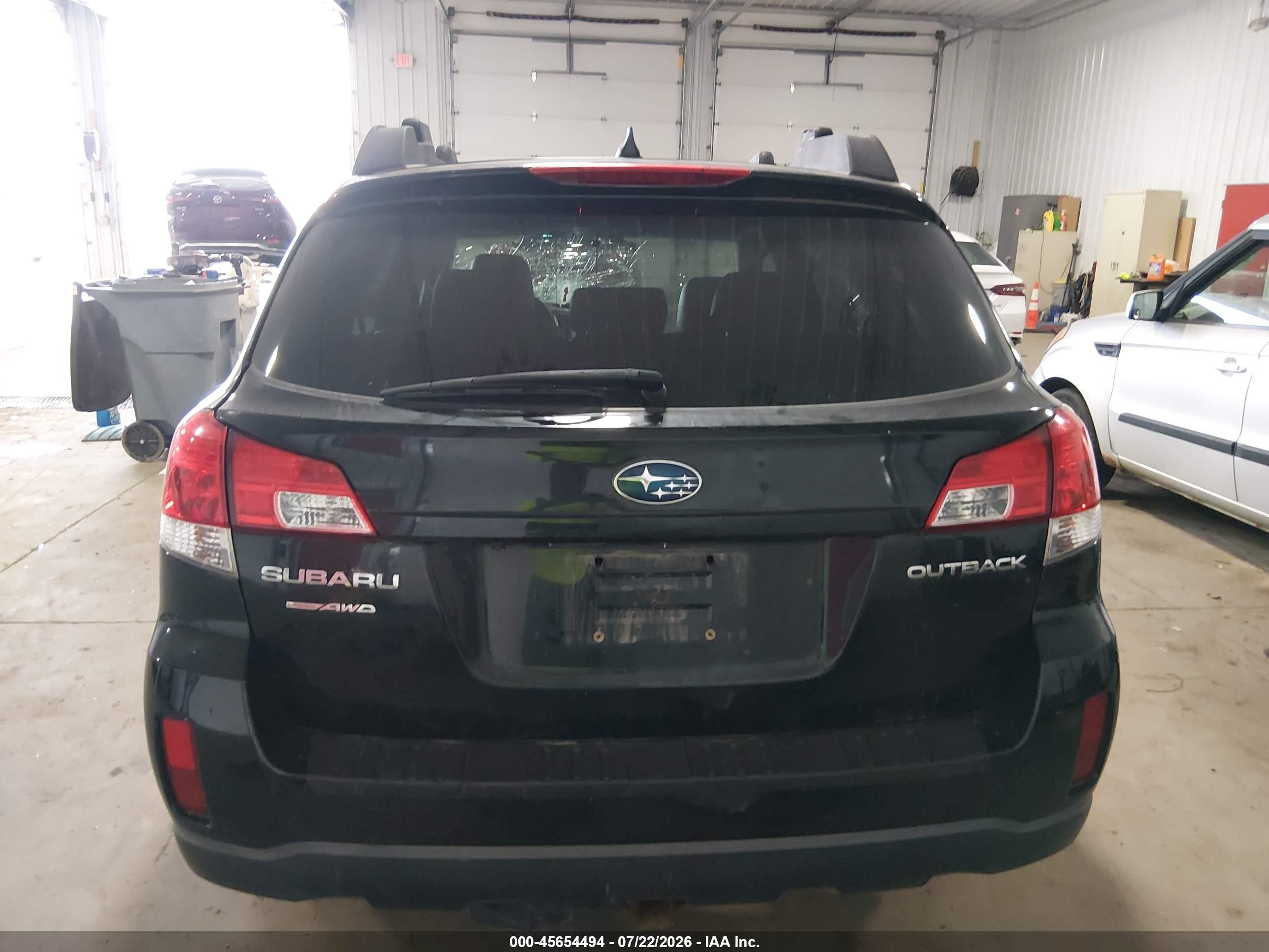 2011 Subaru Outback 2.5i Limited Black vin: 4S4BRCLC2B3416859