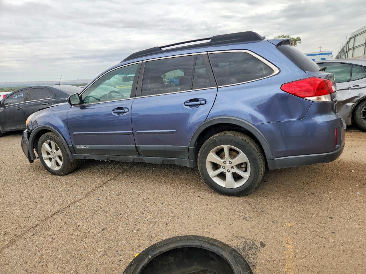 2014 Subaru Outback 2.5i Limited Blue vin: 4S4BRCLC3E3259766