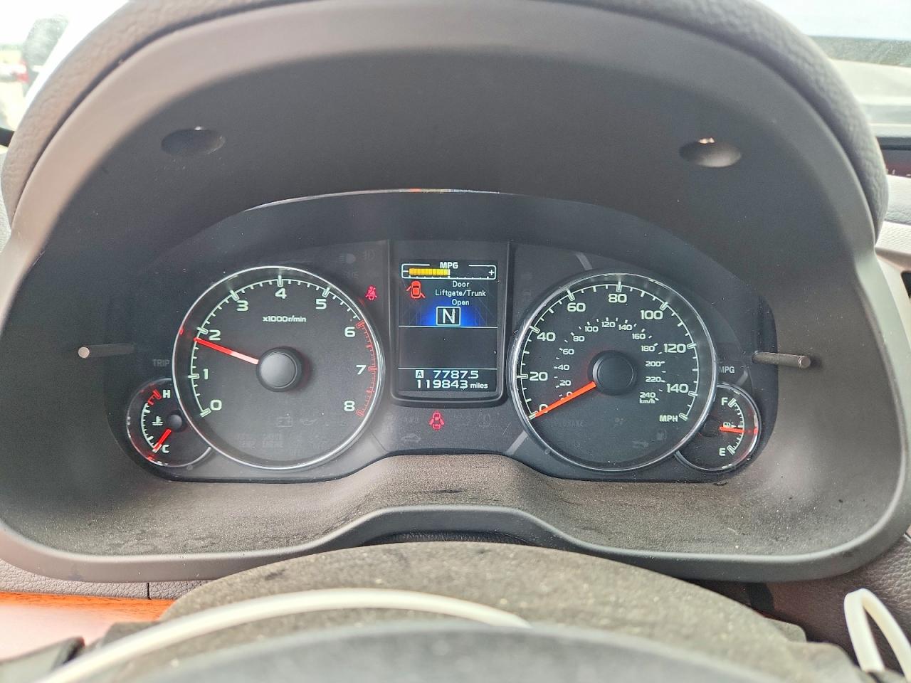 2014 Subaru Outback 2.5i Limited Blue vin: 4S4BRCLC3E3259766