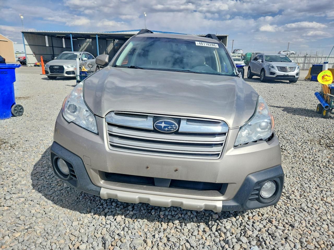 2014 Subaru Outback 2.5i Limited Бежевый vin: 4S4BRCLC3E3317696