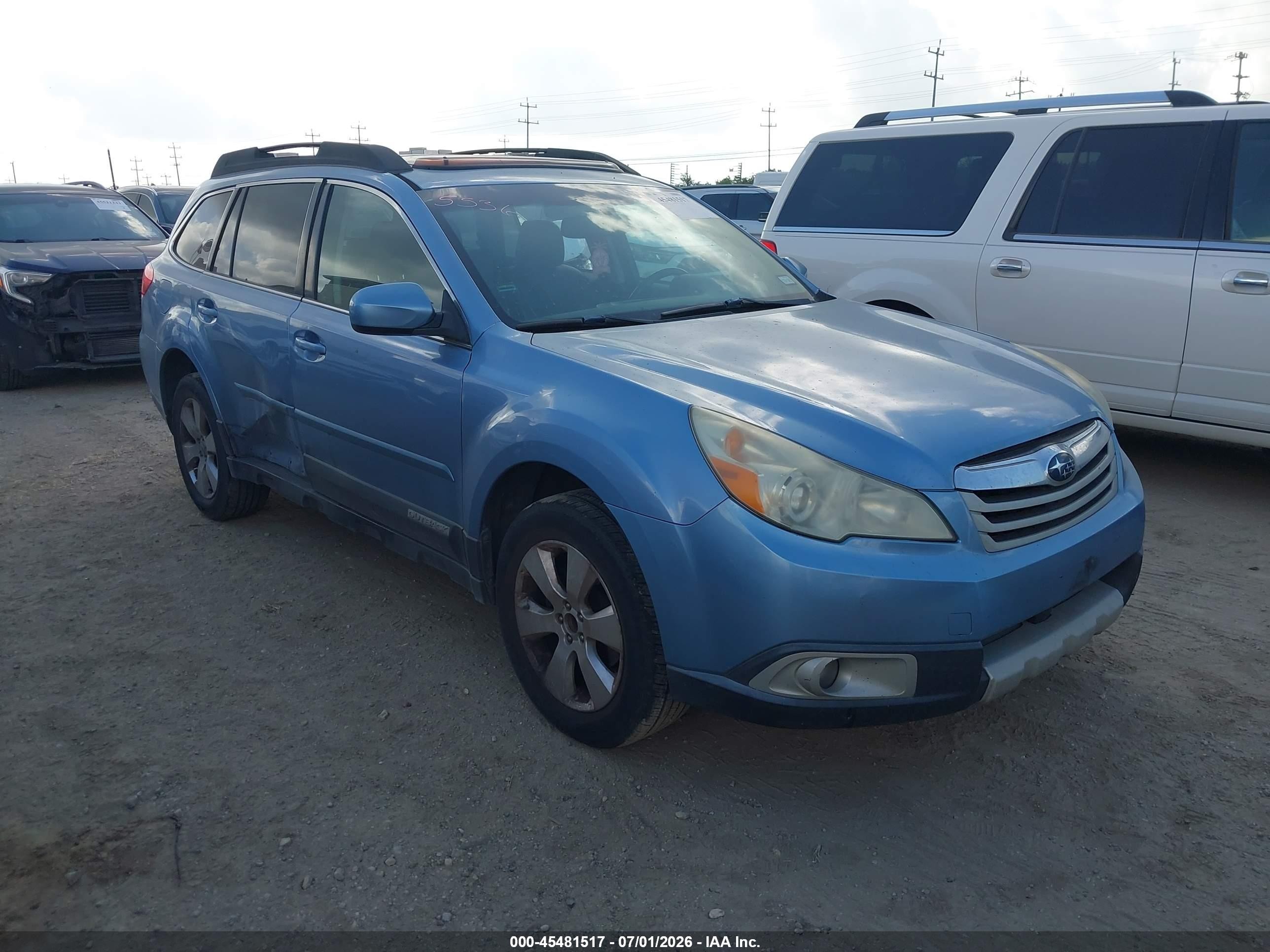 2011 Subaru Outback 2.5i Limited Синий vin: 4S4BRCLC4B3438247