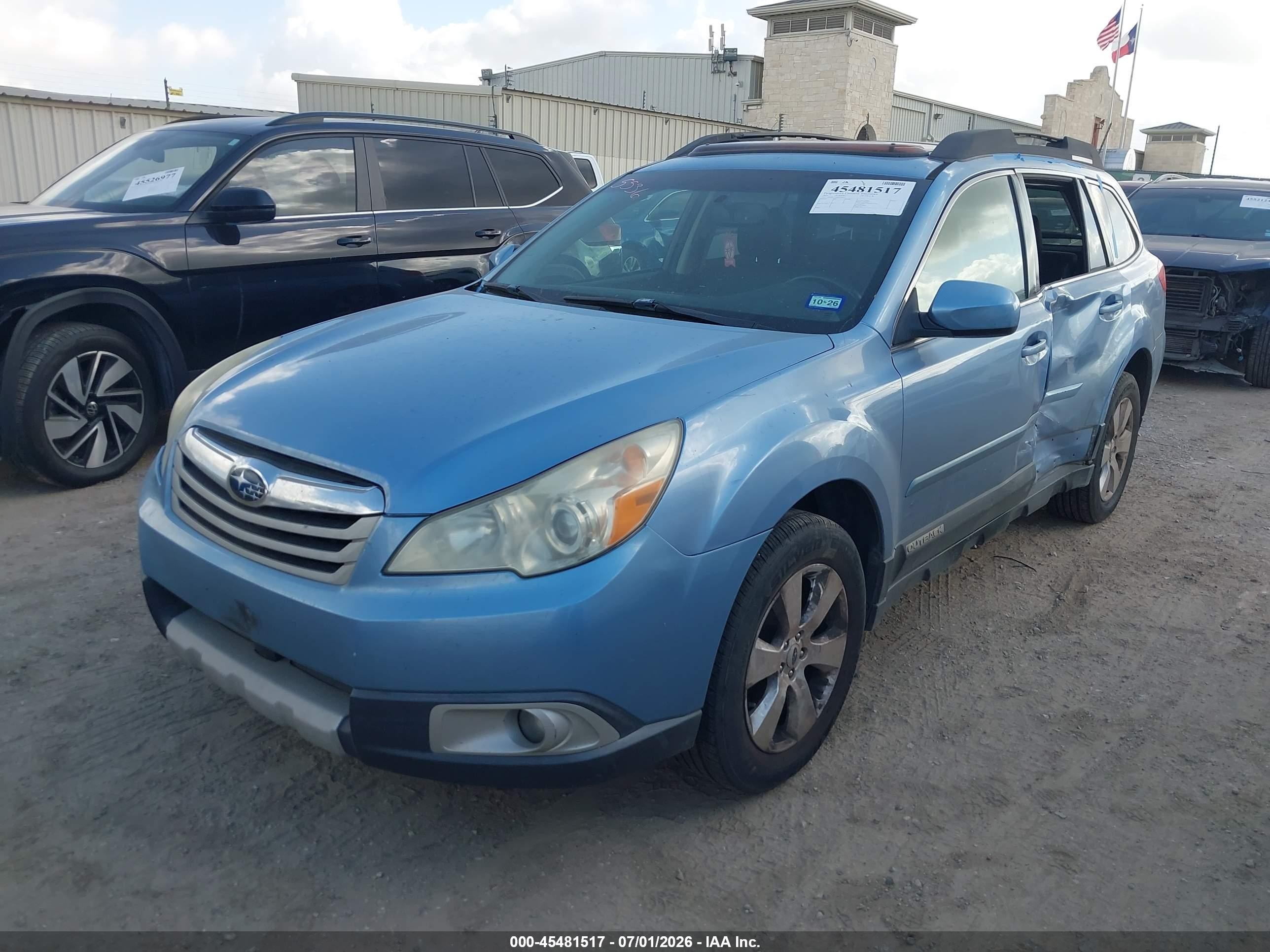 2011 Subaru Outback 2.5i Limited Blue vin: 4S4BRCLC4B3438247