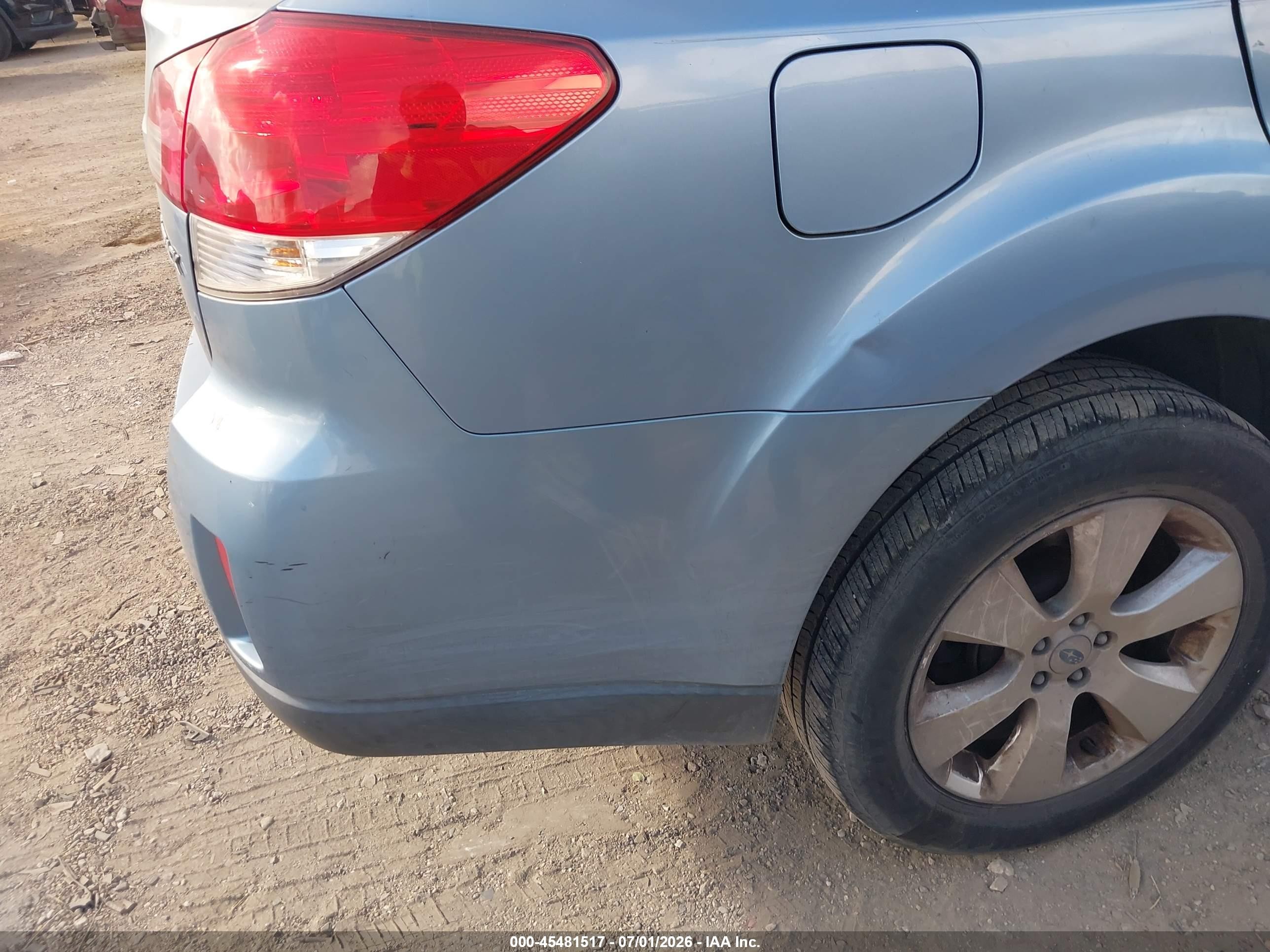 2011 Subaru Outback 2.5i Limited Blue vin: 4S4BRCLC4B3438247