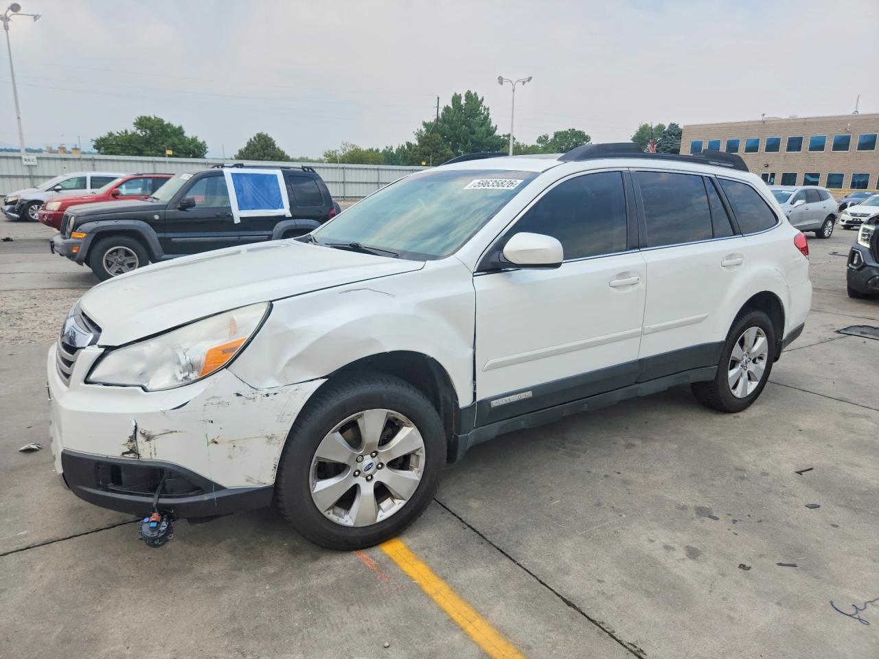 2012 Subaru Outback 2.5i Limited Белый vin: 4S4BRCLC4C3227874