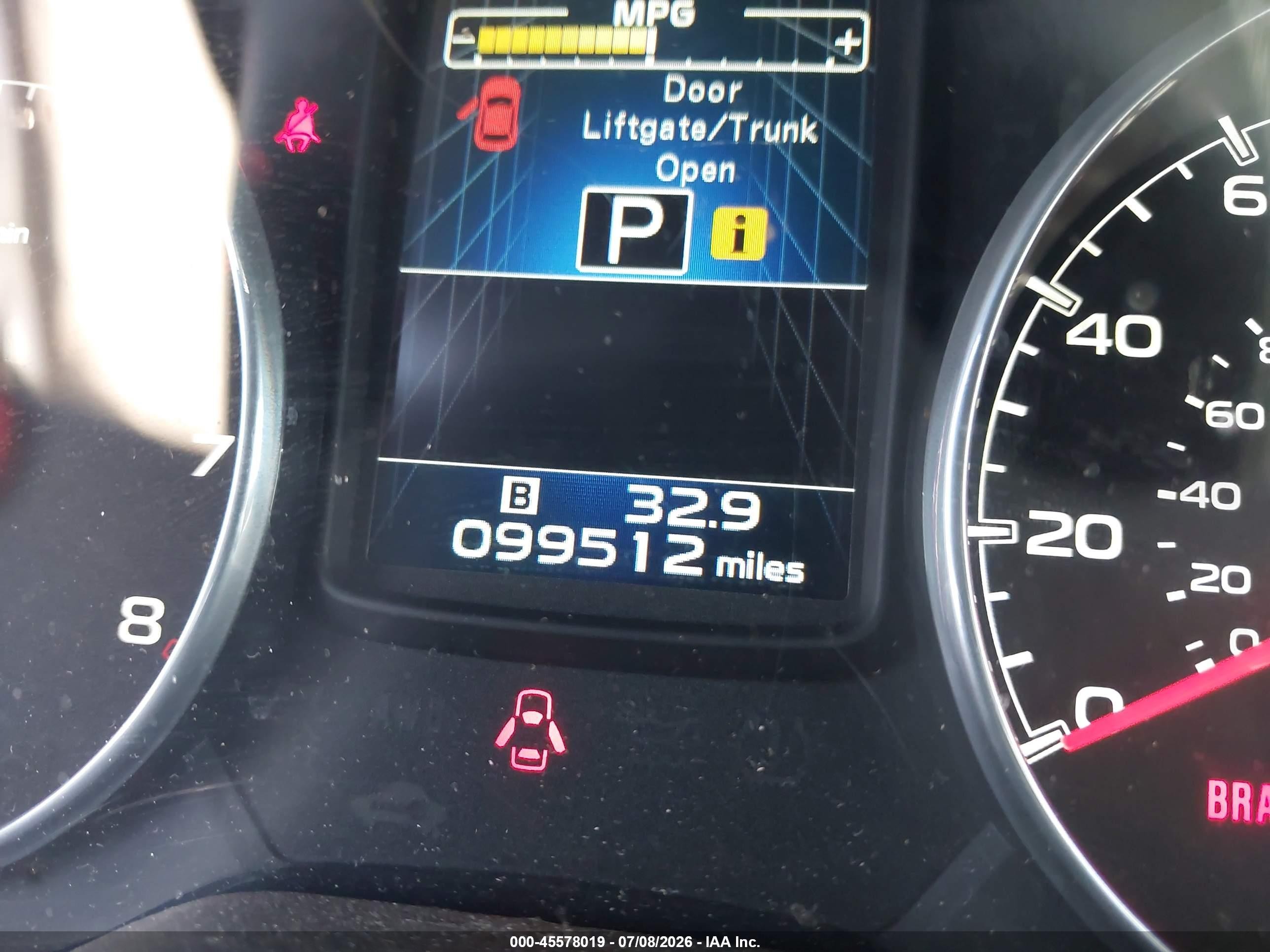 2014 Subaru Outback 2.5i Limited Red vin: 4S4BRCLC4E3226209