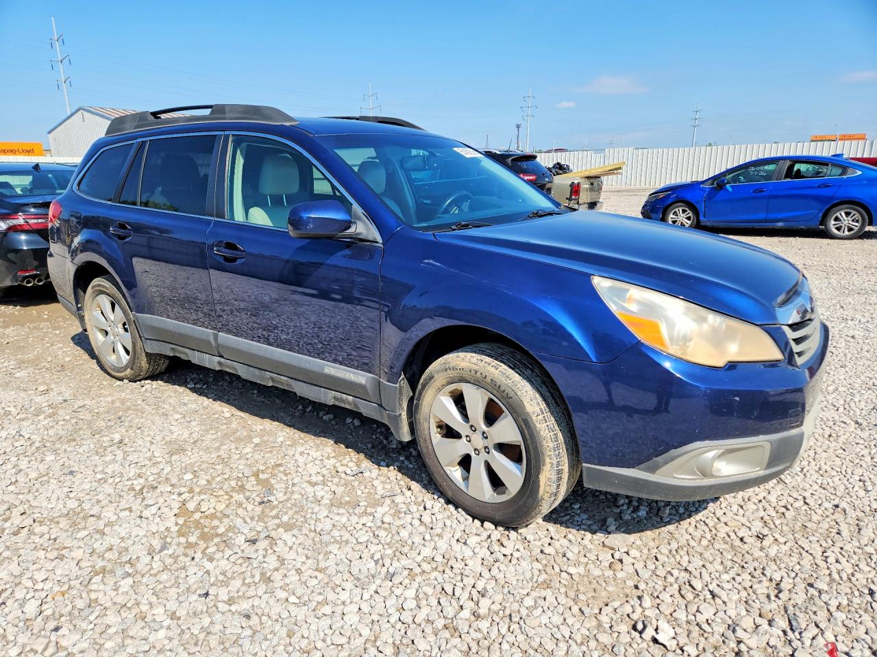 2011 Subaru Outback 2.5i Limited Blue vin: 4S4BRCLC5B3389284