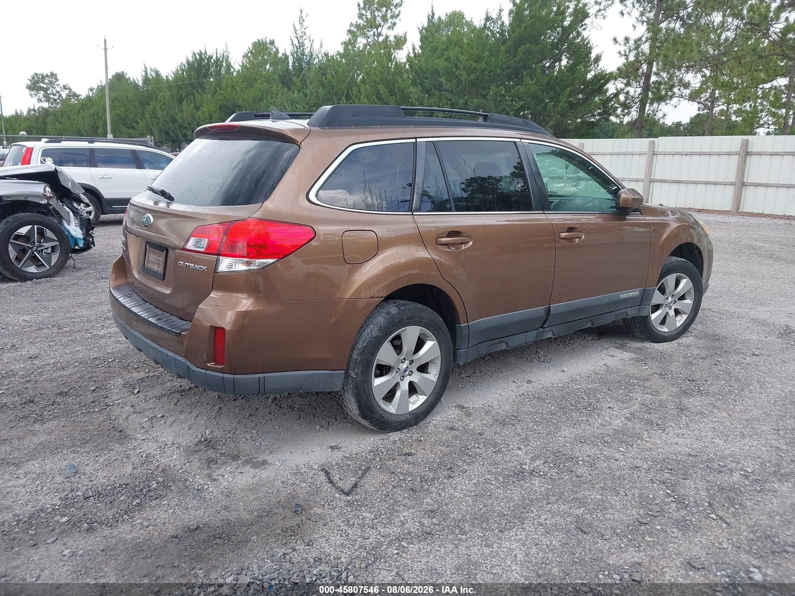2012 Subaru Outback 2.5i Limited Brown vin: 4S4BRCLC5C3273424