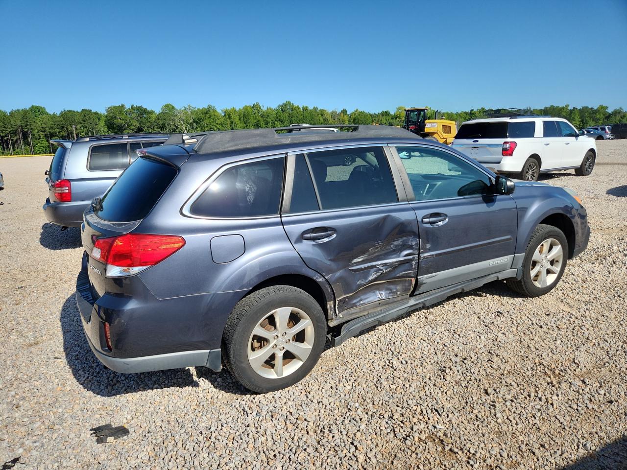 2014 Subaru Outback 2.5i Limited Blue vin: 4S4BRCLC5E3277122