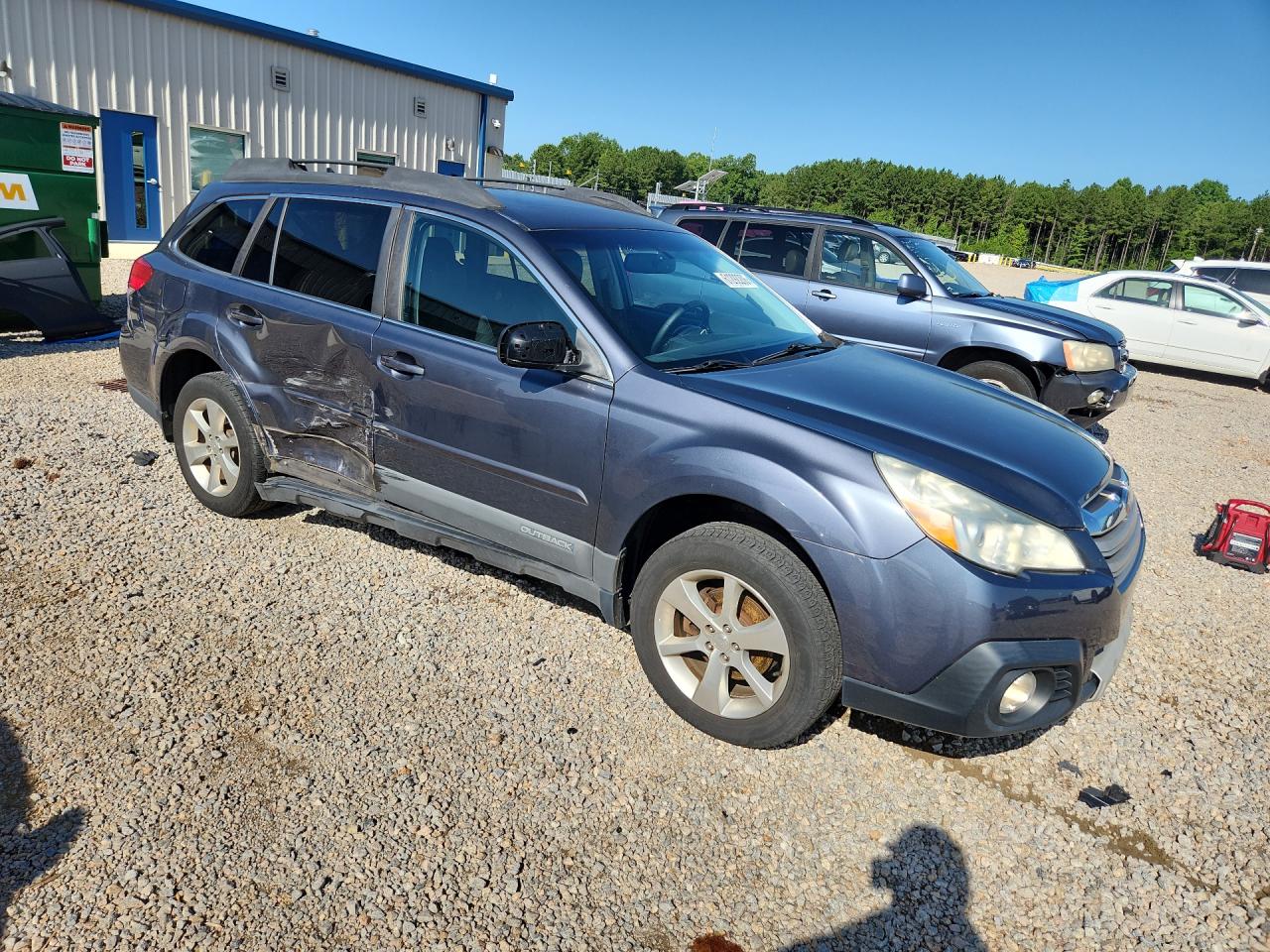 2014 Subaru Outback 2.5i Limited Blue vin: 4S4BRCLC5E3277122