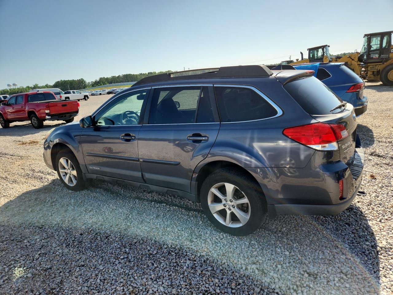 2014 Subaru Outback 2.5i Limited Blue vin: 4S4BRCLC5E3277122