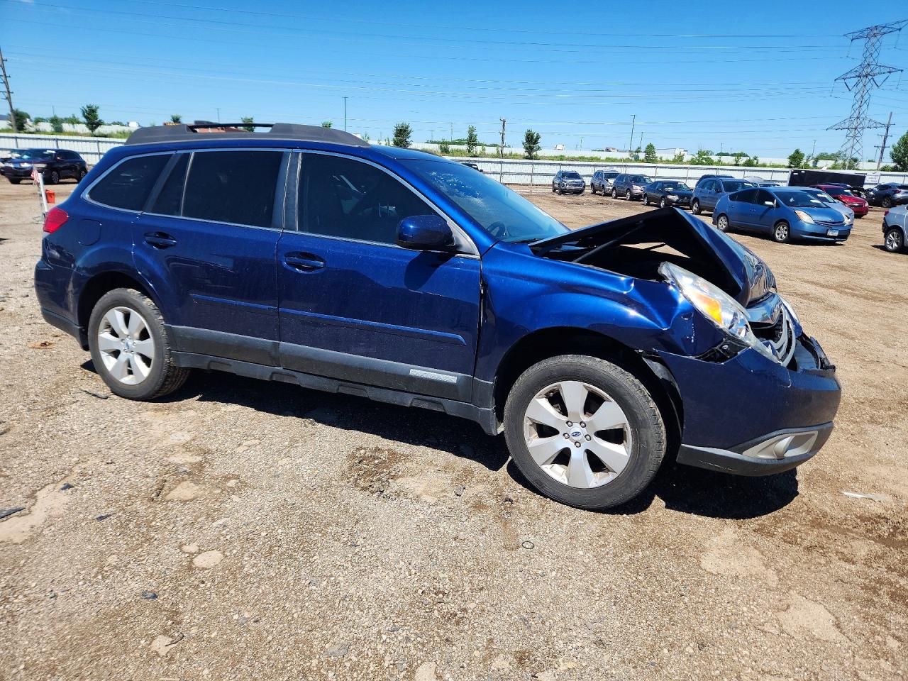 2011 Subaru Outback 2.5i Limited Blue vin: 4S4BRCLC6B3445328